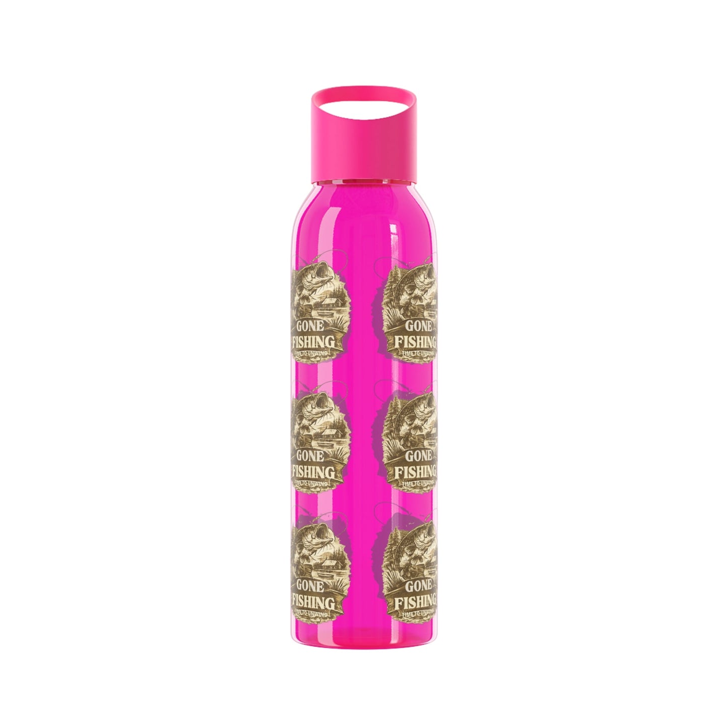 Gone Fishing Re - useable Water Bottle - SJM Print Store