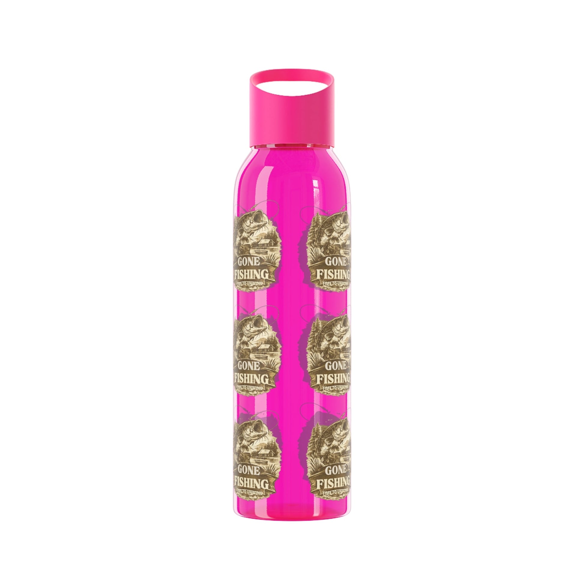Gone Fishing Re - useable Water Bottle - SJM Print Store