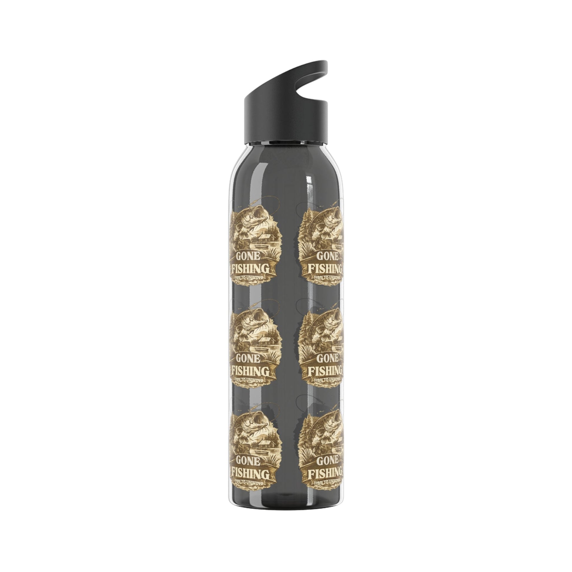 Gone Fishing Re - useable Water Bottle - SJM Print Store