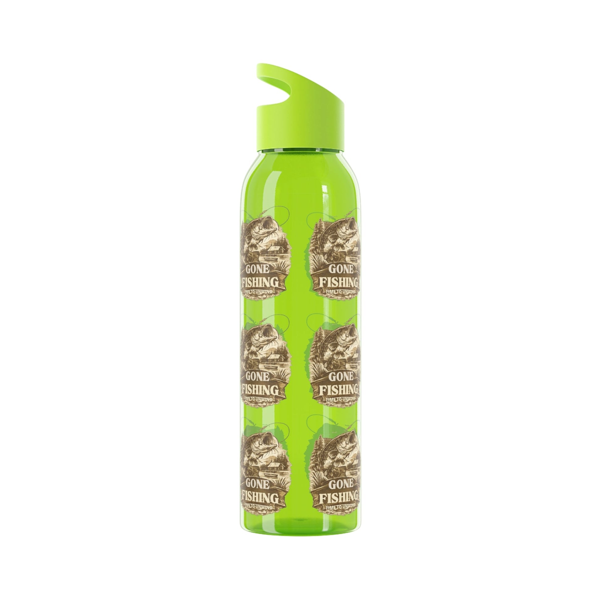 Gone Fishing Re - useable Water Bottle - SJM Print Store
