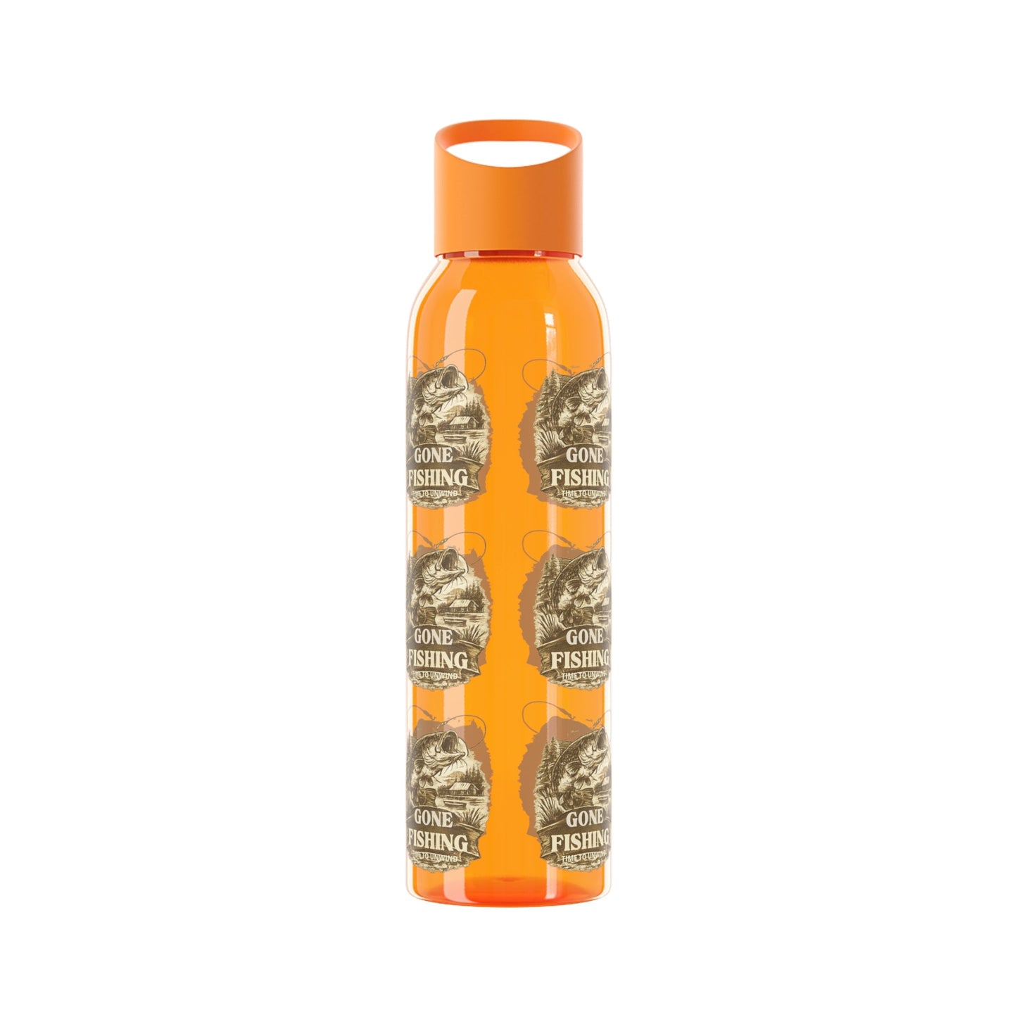 Gone Fishing Re - useable Water Bottle - SJM Print Store