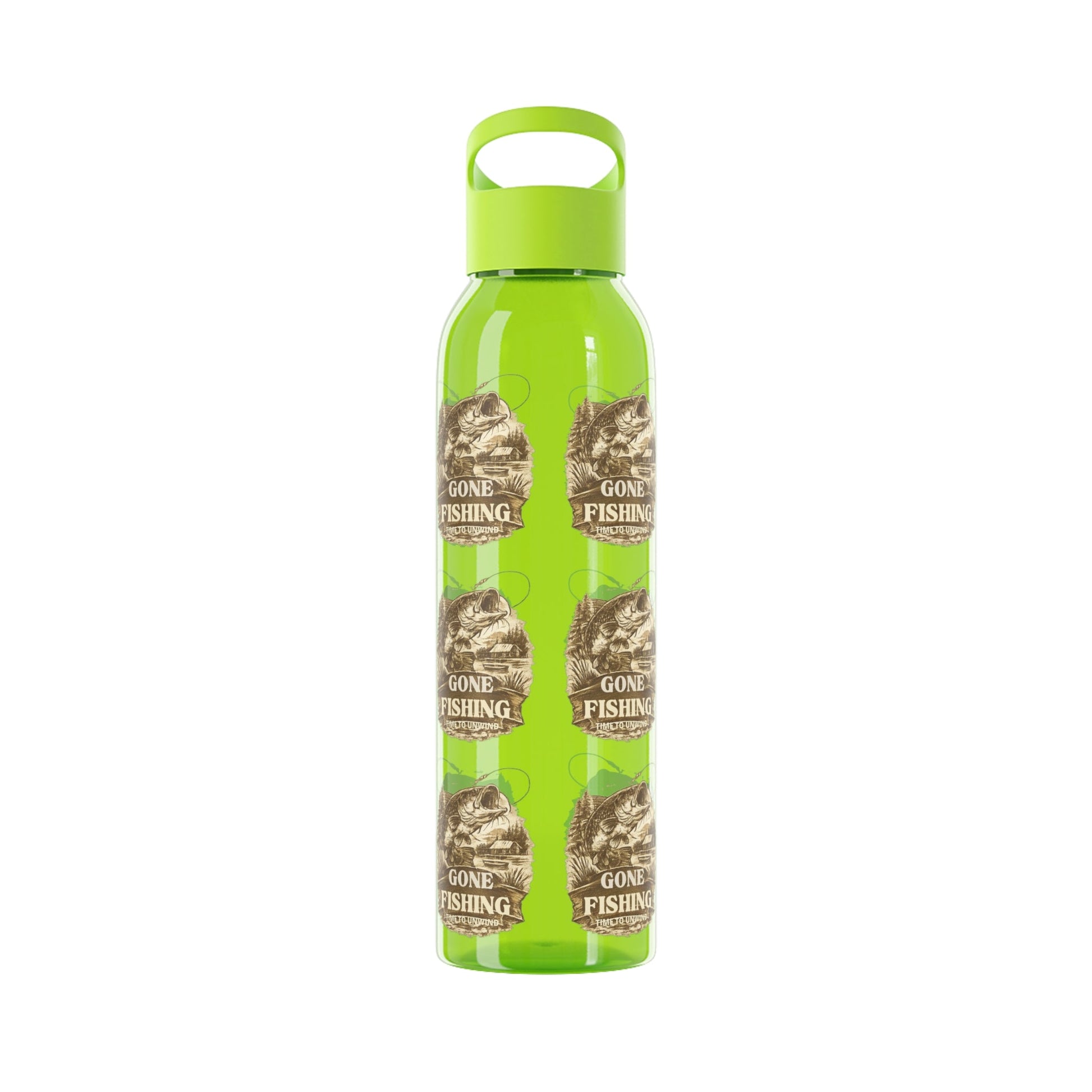Gone Fishing Re - useable Water Bottle - SJM Print Store