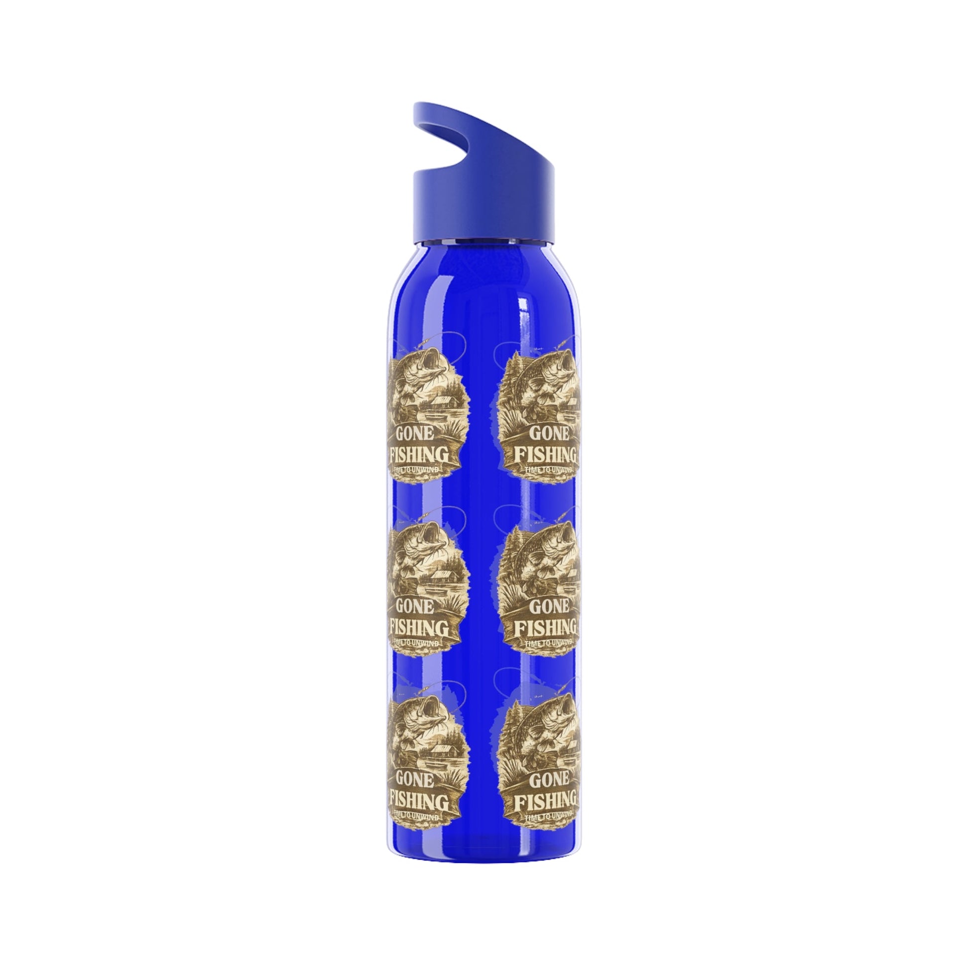 Gone Fishing Re - useable Water Bottle - SJM Print Store