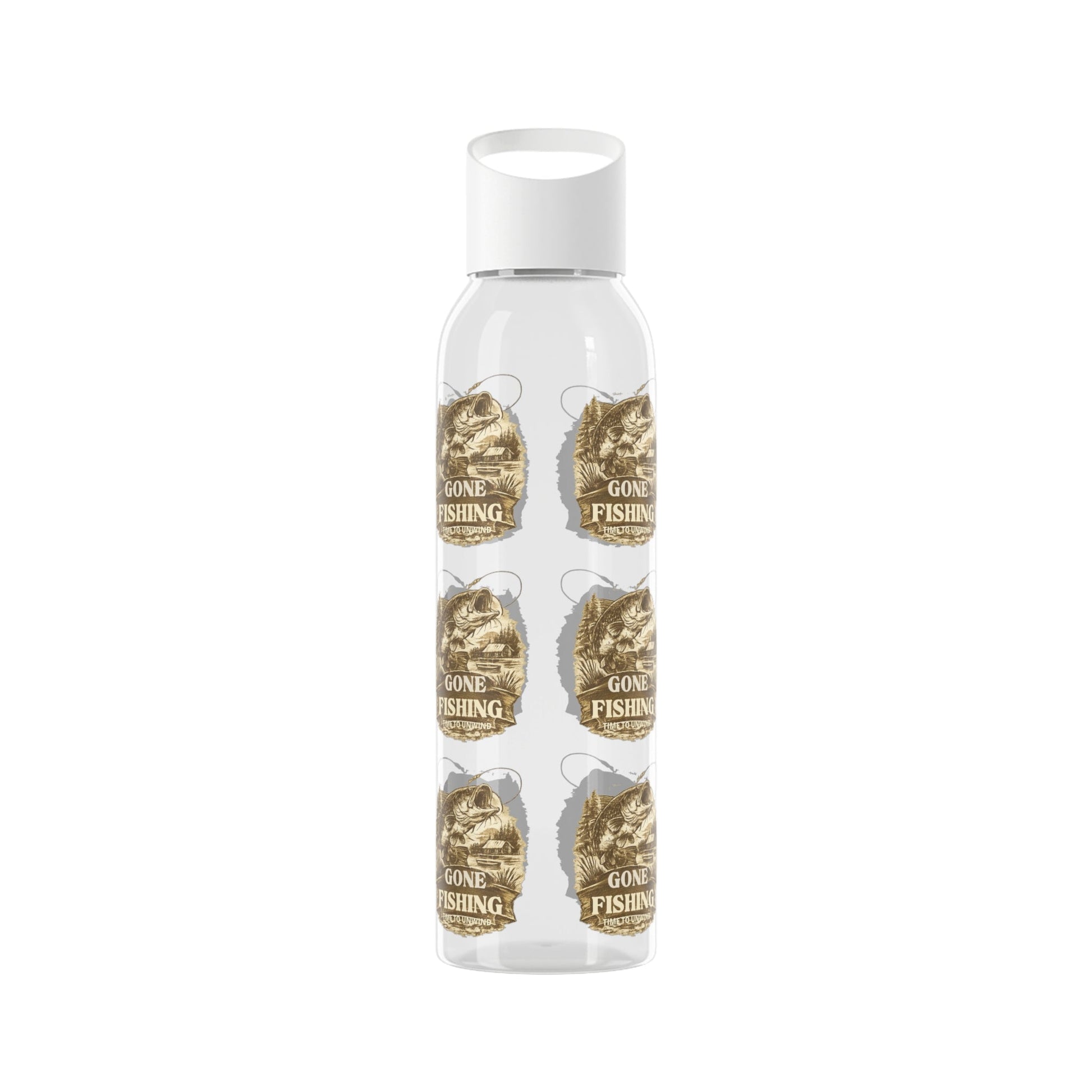 Gone Fishing Re - useable Water Bottle - SJM Print Store