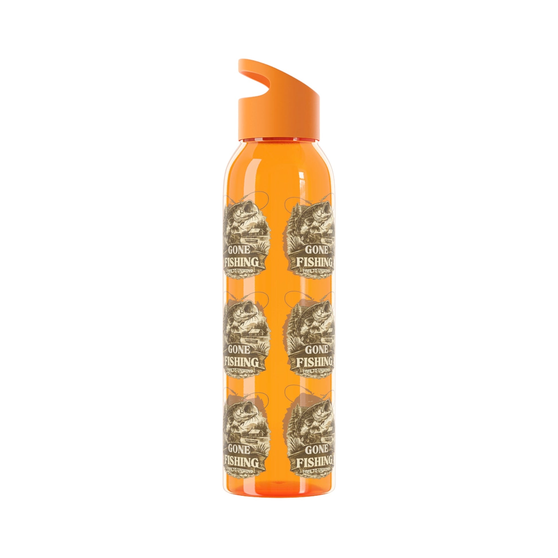Gone Fishing Re - useable Water Bottle - SJM Print Store