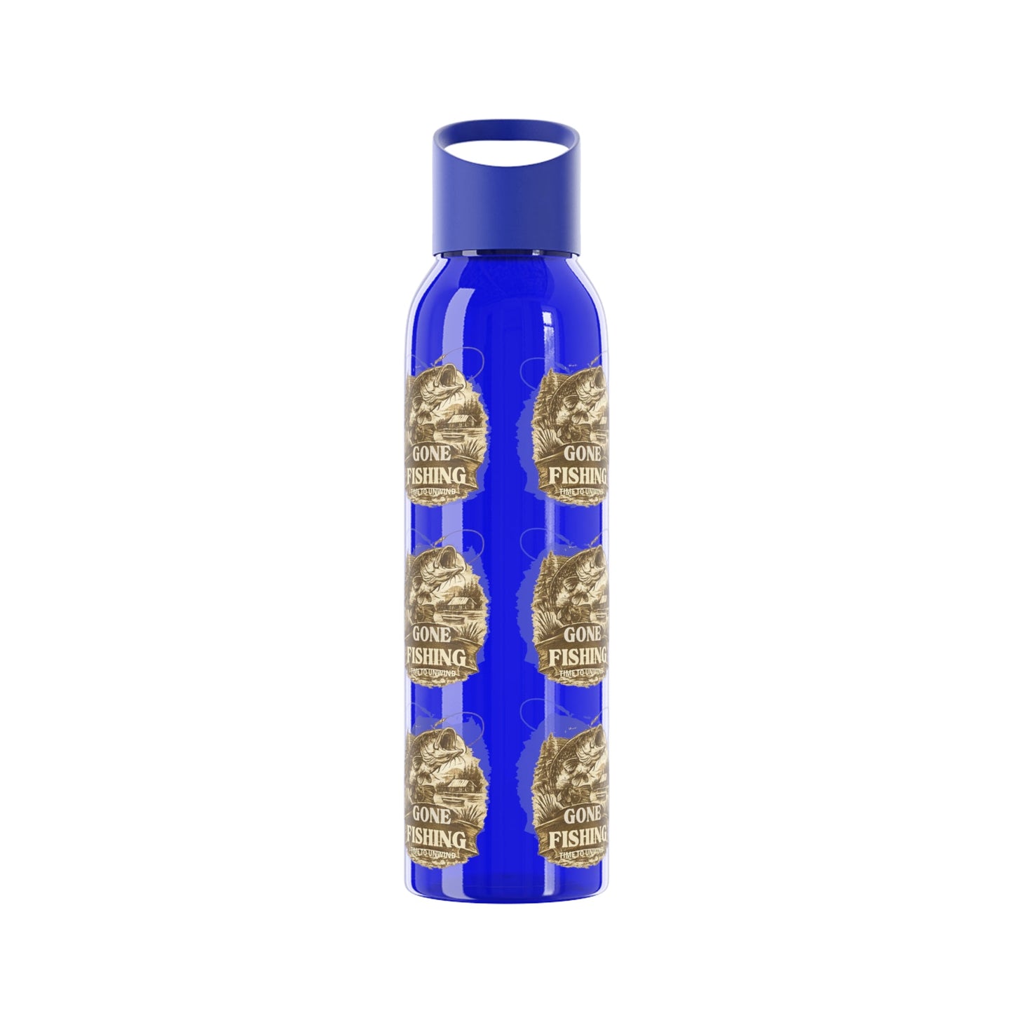 Gone Fishing Re - useable Water Bottle - SJM Print Store