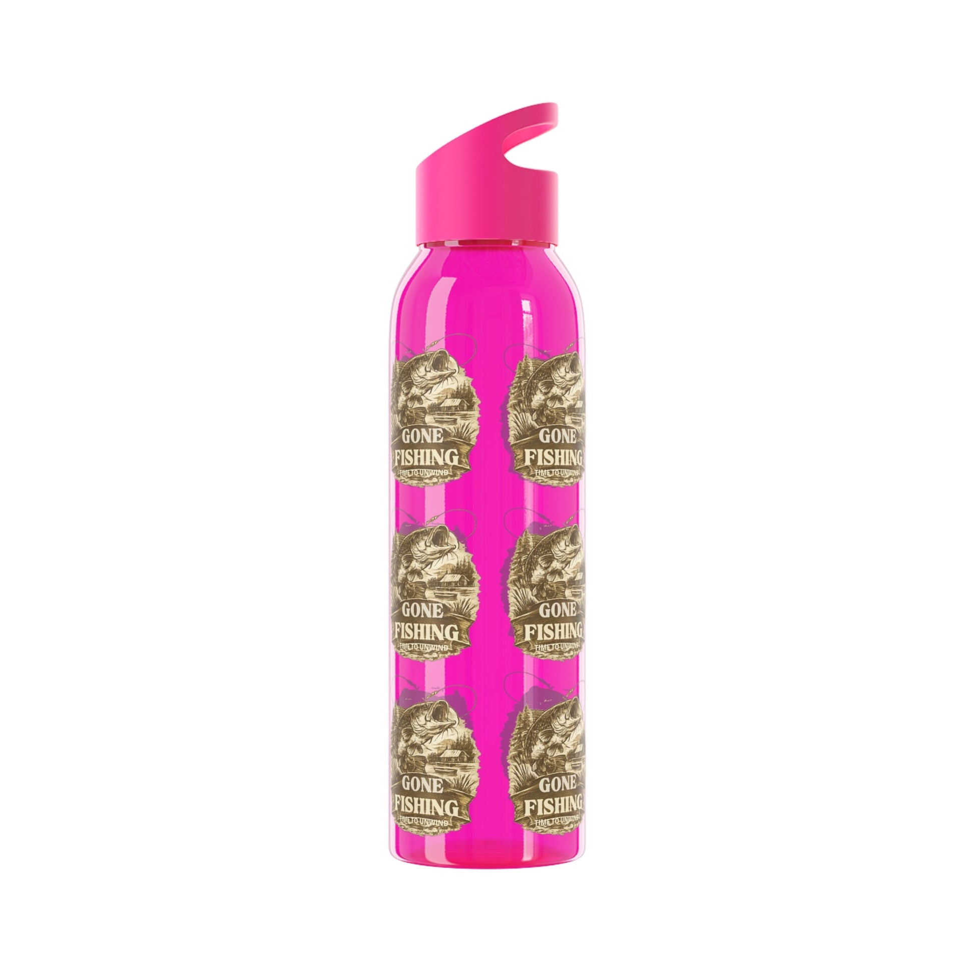 Gone Fishing Re - useable Water Bottle - SJM Print Store