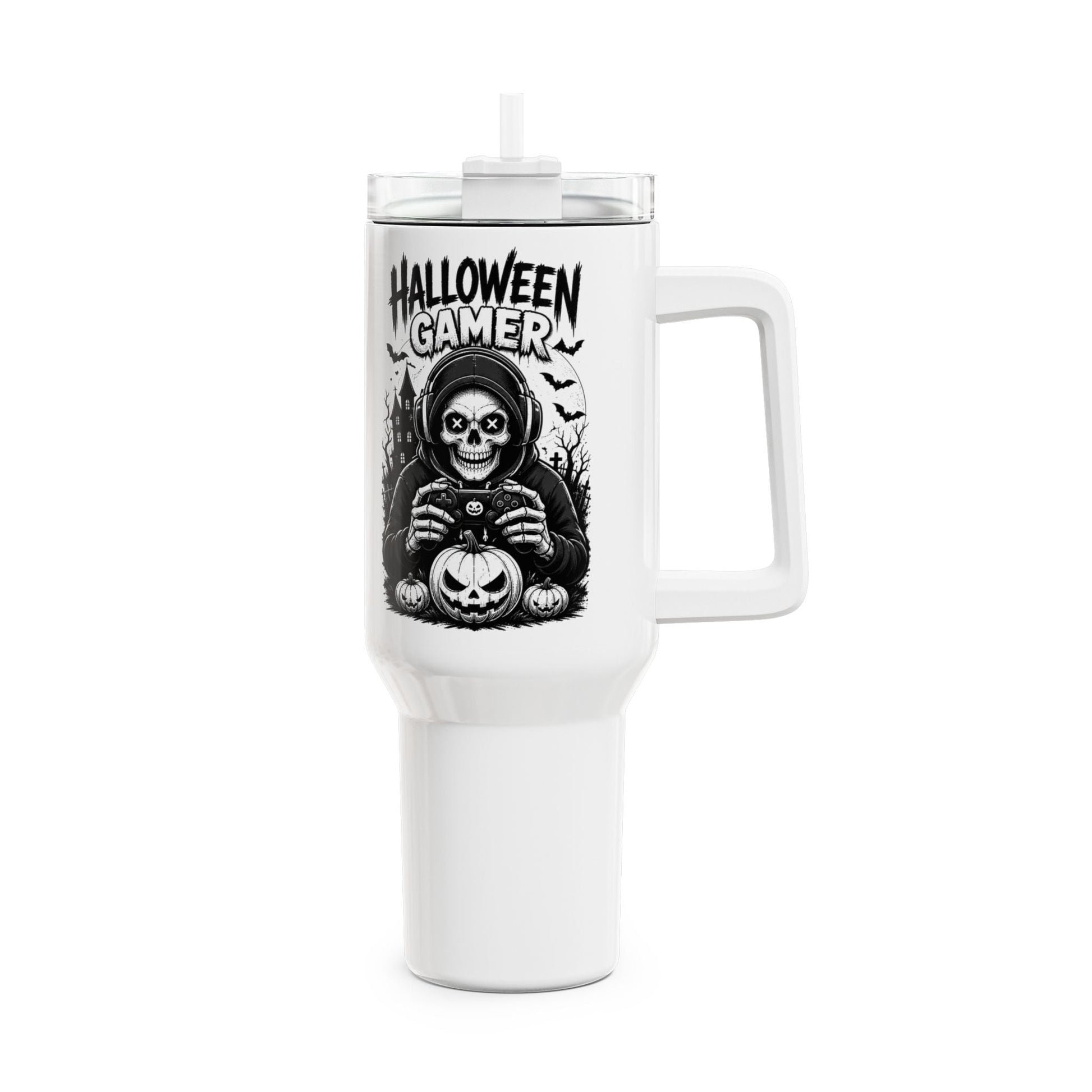 Halloween Gamer Insulated Mug - SJM Print Store
