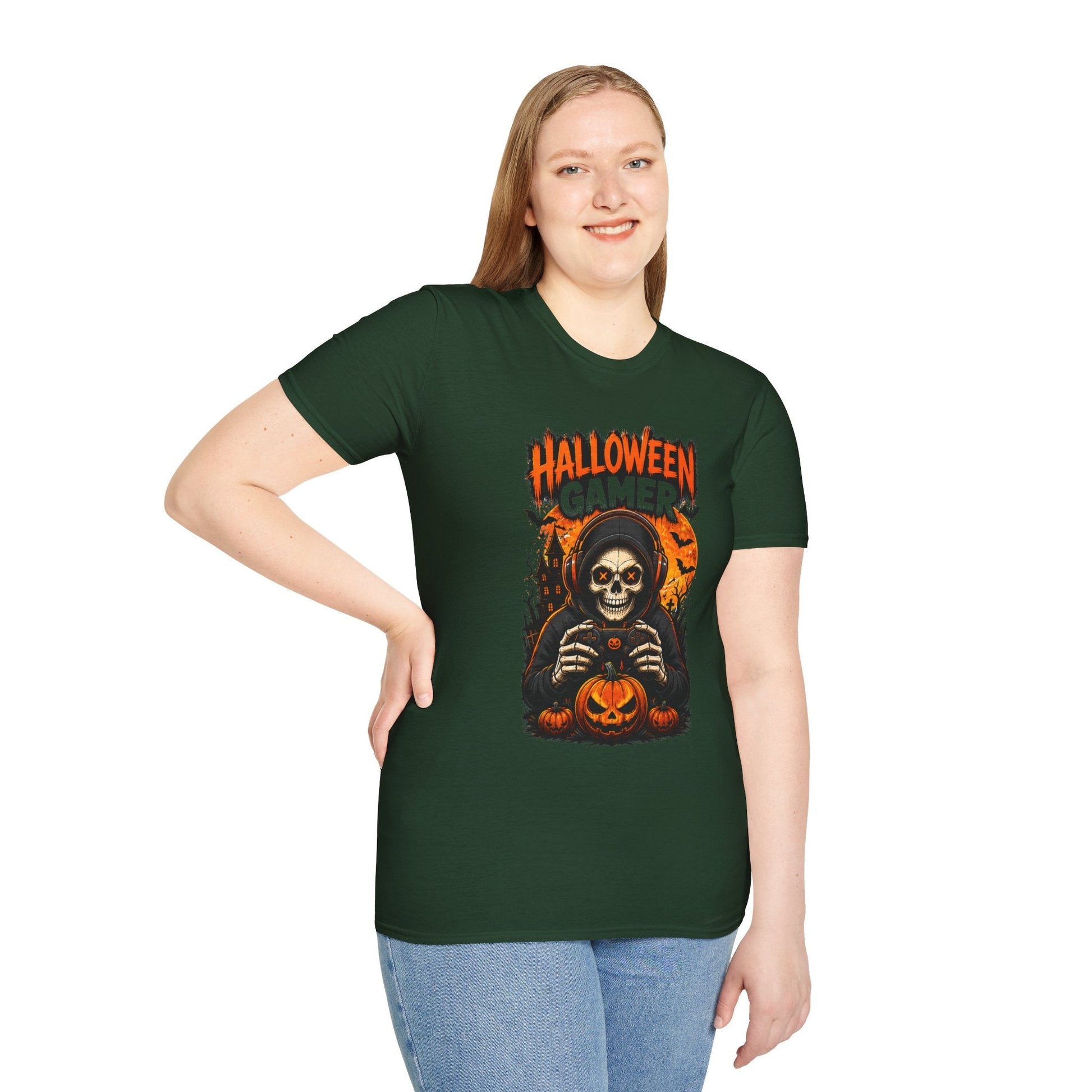 Halloween Gamer T-Shirt - SJM Print Store