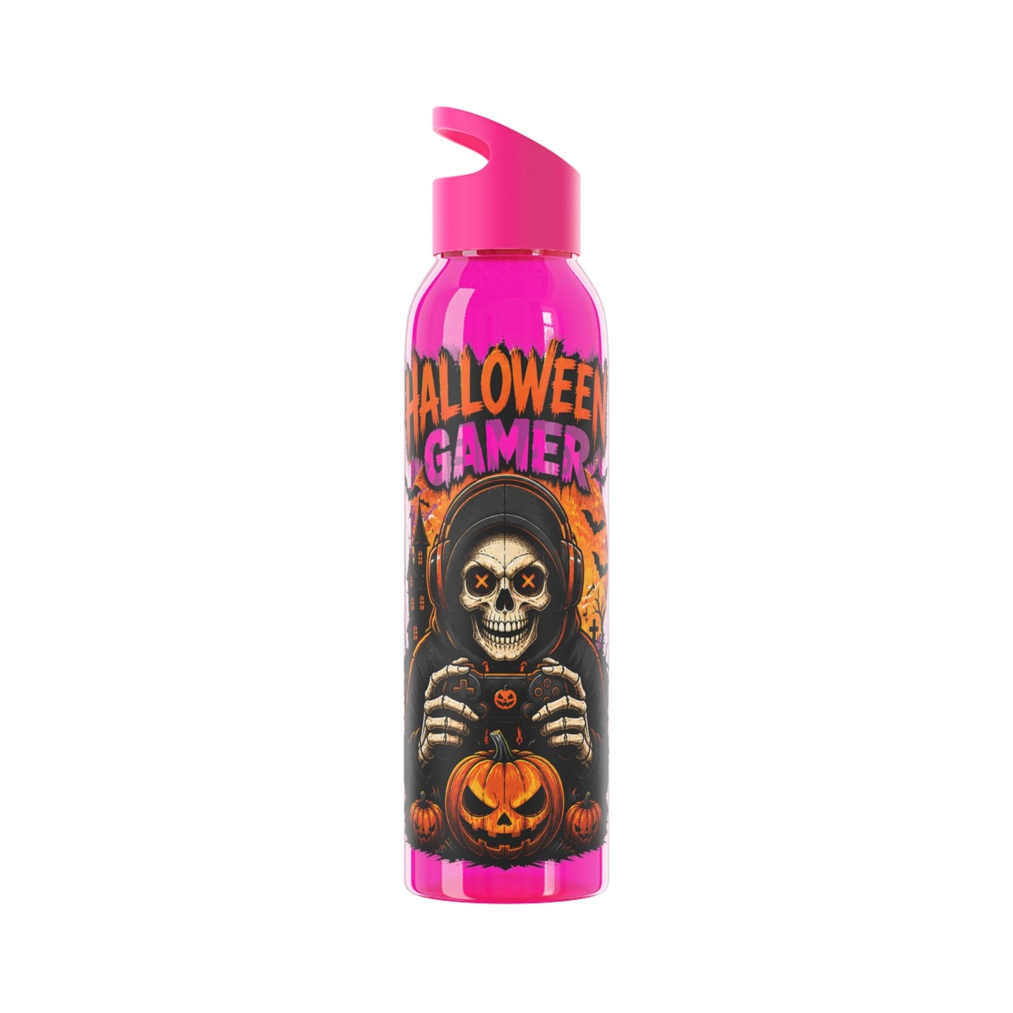 Halloween Gamer Water Bottle - SJM Print Store