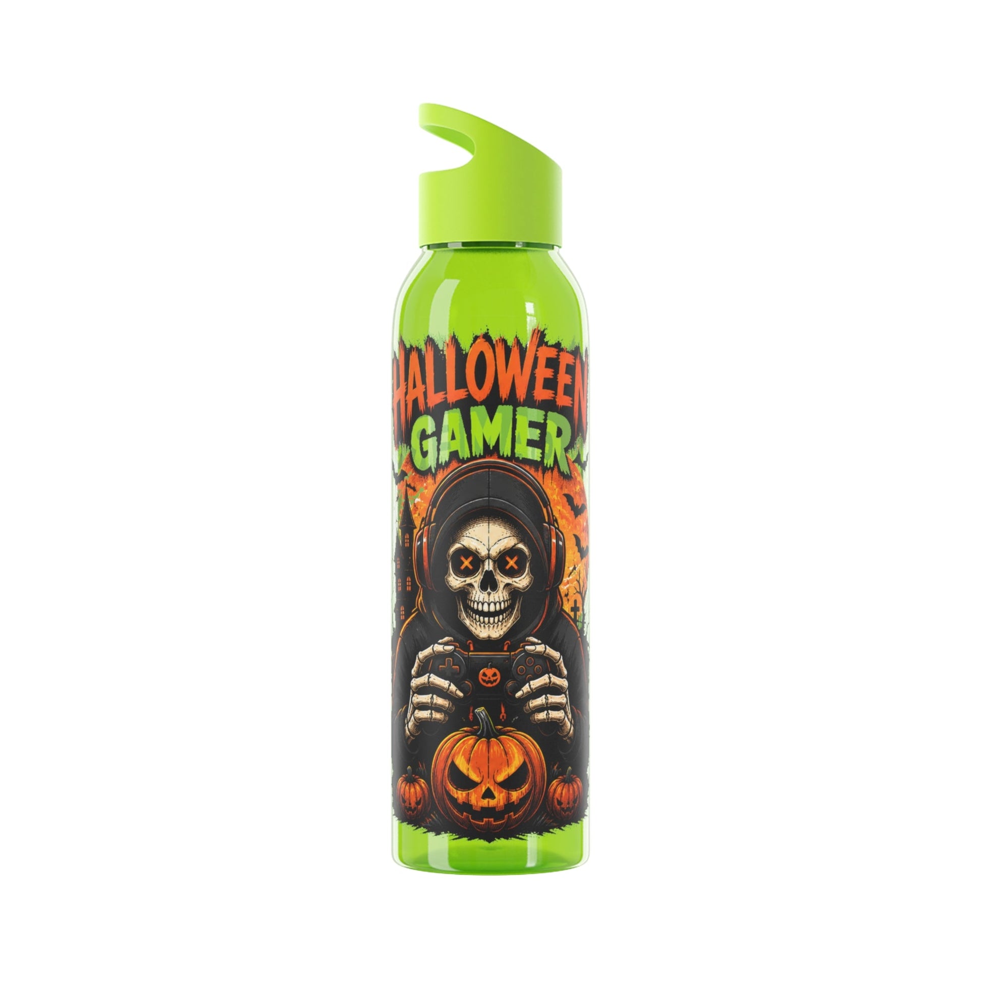Halloween Gamer Water Bottle - SJM Print Store