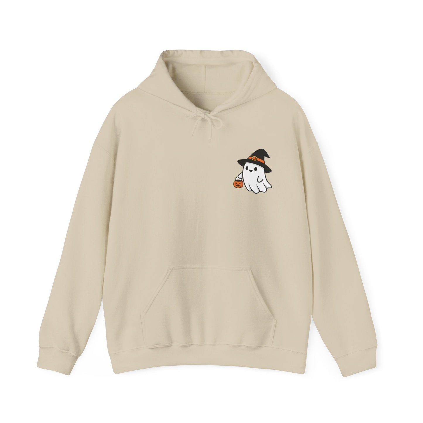 Halloween Ghost Just Here for the Boos Hoodie Front and Back Print - SJM Print Store