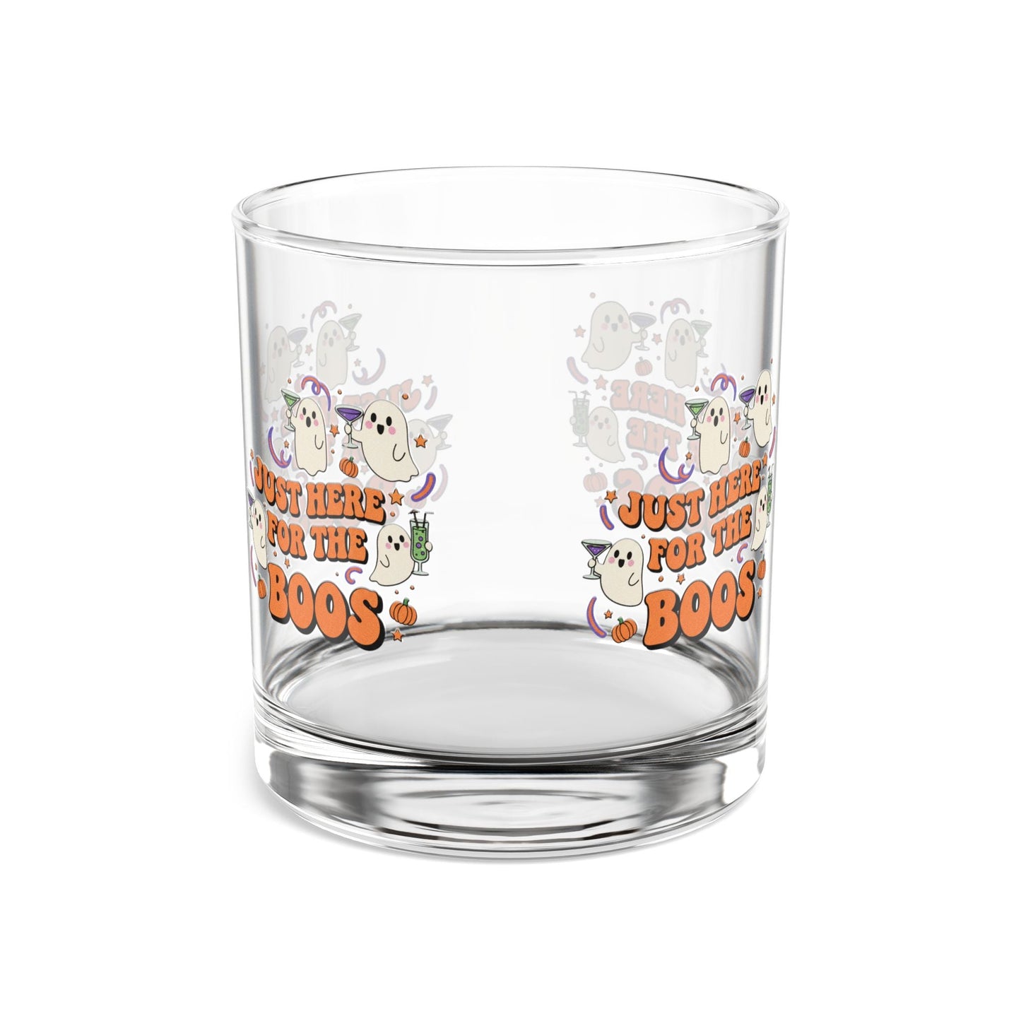 Halloween Ghosts 10oz Rocks Glass - SJM Print Store