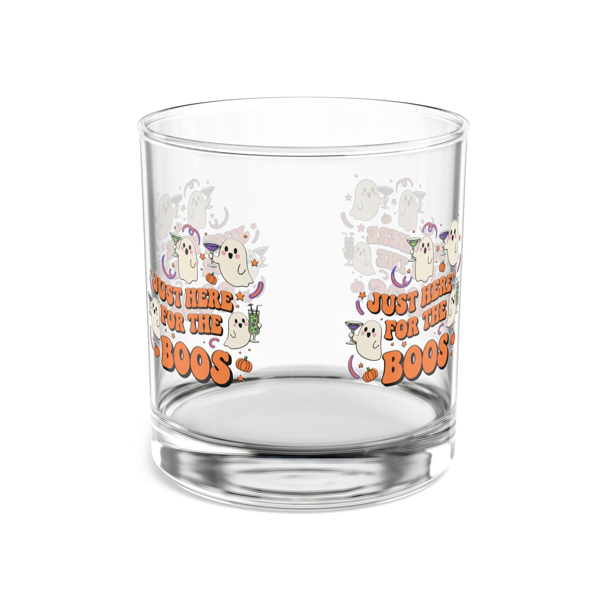 Halloween Ghosts 10oz Rocks Glass - SJM Print Store