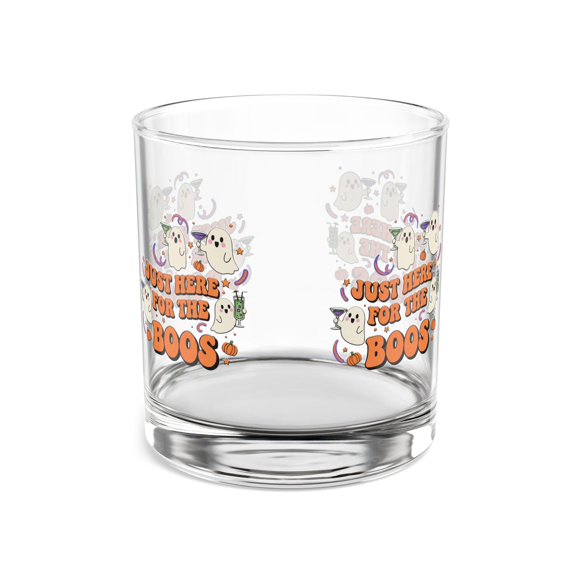 Halloween Ghosts 10oz Rocks Glass - SJM Print Store