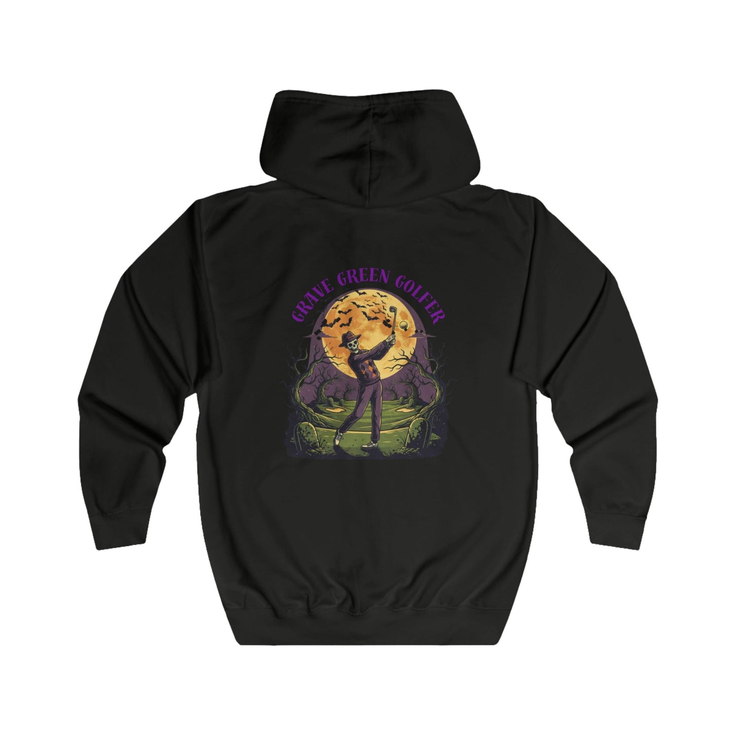 Halloween Golf Full - Zip Hoodie - SJM Print Store