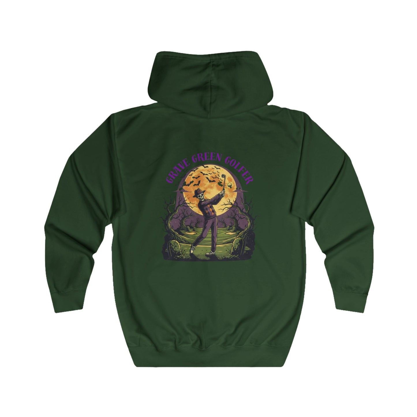Halloween Golf Full - Zip Hoodie - SJM Print Store