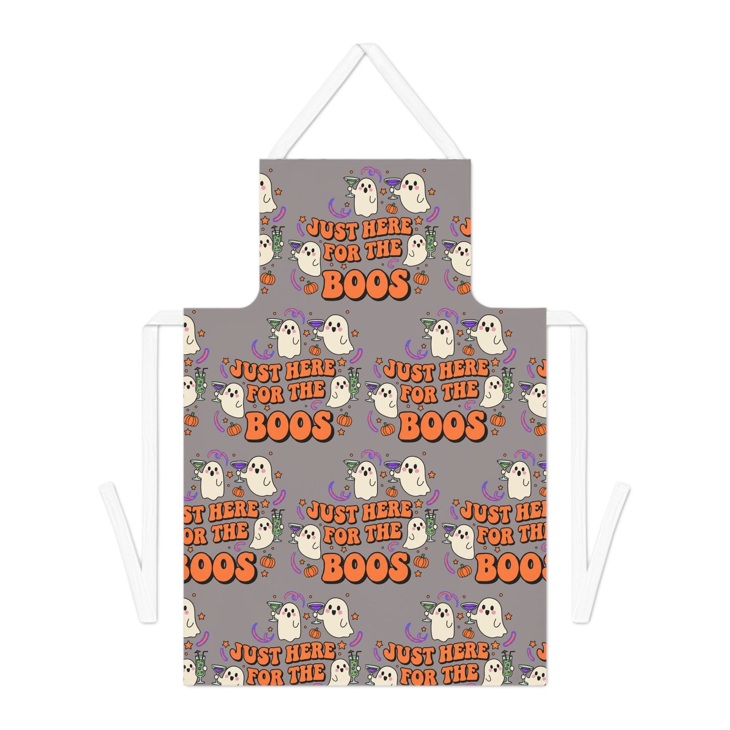 Halloween Just Here for the Boos Apron - SJM Print Store