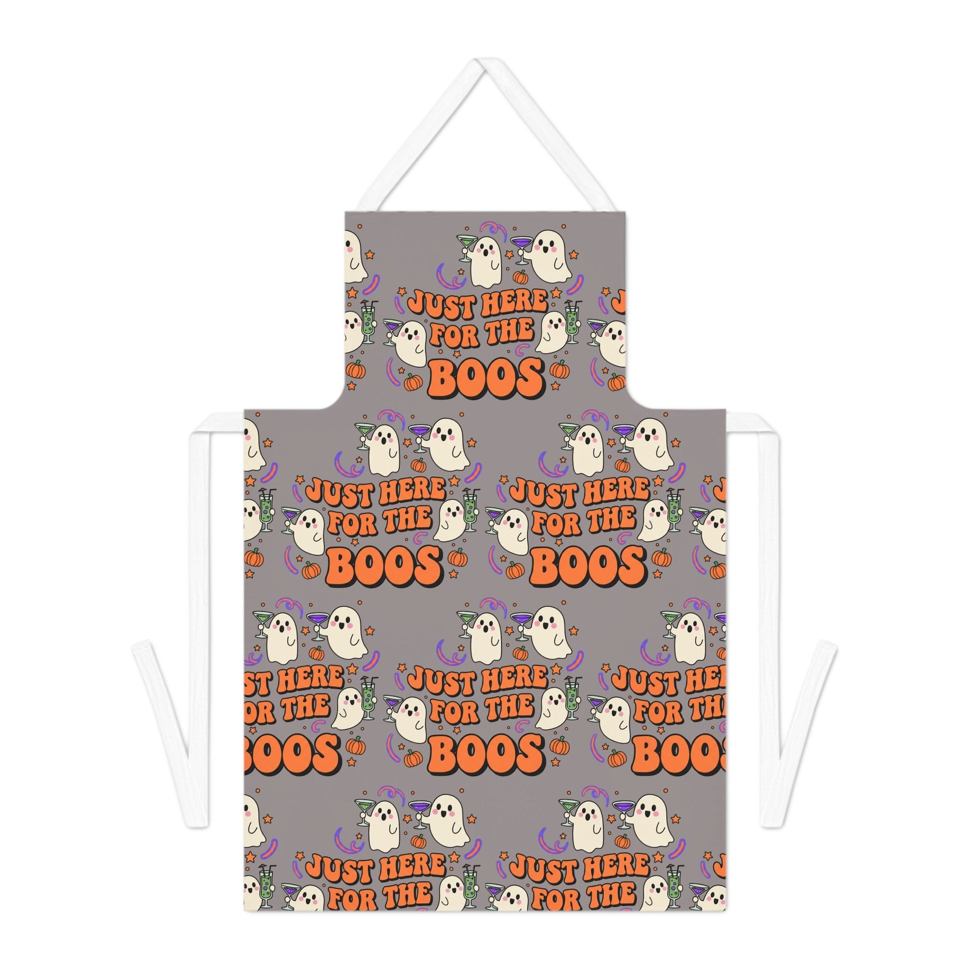 Halloween Just Here for the Boos Apron - SJM Print Store