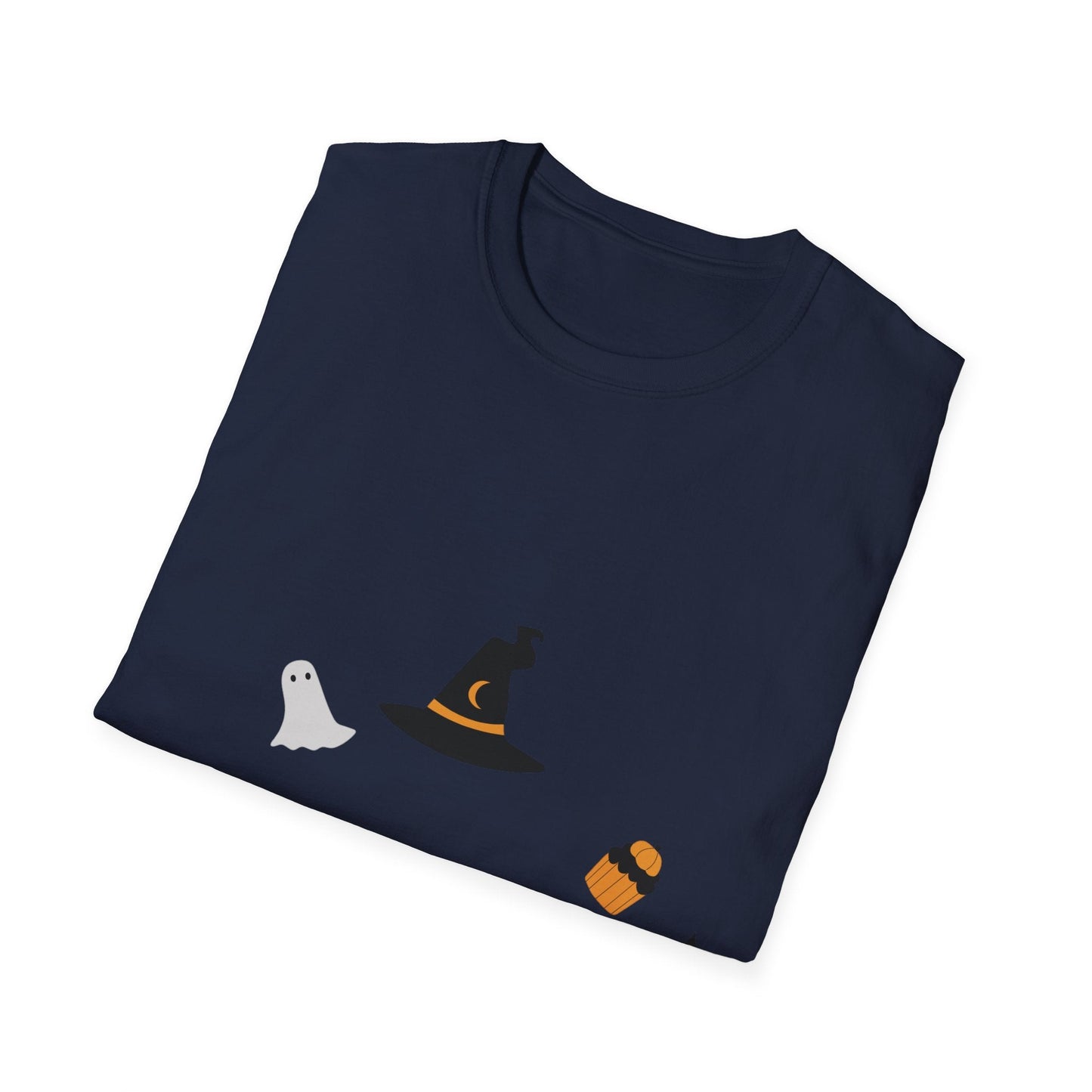 Halloween Spooky T-Shirt, Unisex Softstyle Tee for Fall, Halloween Parties, Costume Events, Gifts for Spooky Season - SJM Print Store