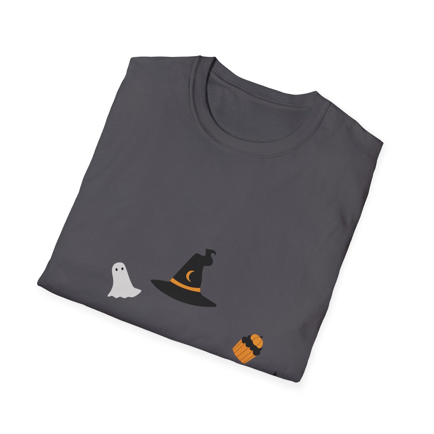 Halloween Spooky T-Shirt, Unisex Softstyle Tee for Fall, Halloween Parties, Costume Events, Gifts for Spooky Season - SJM Print Store