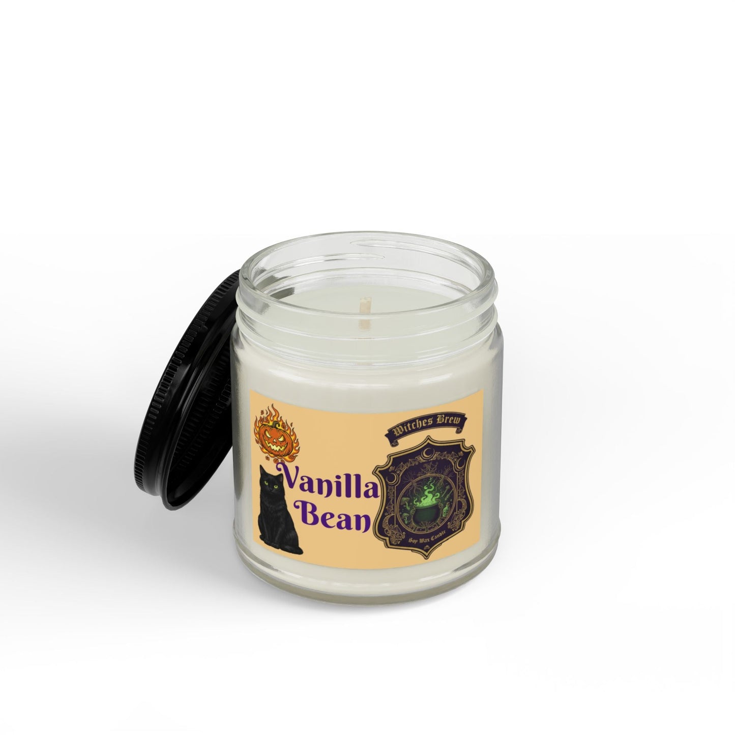 Halloween Vanilla Bean Candle (4oz & 9oz) - SJM Print Store