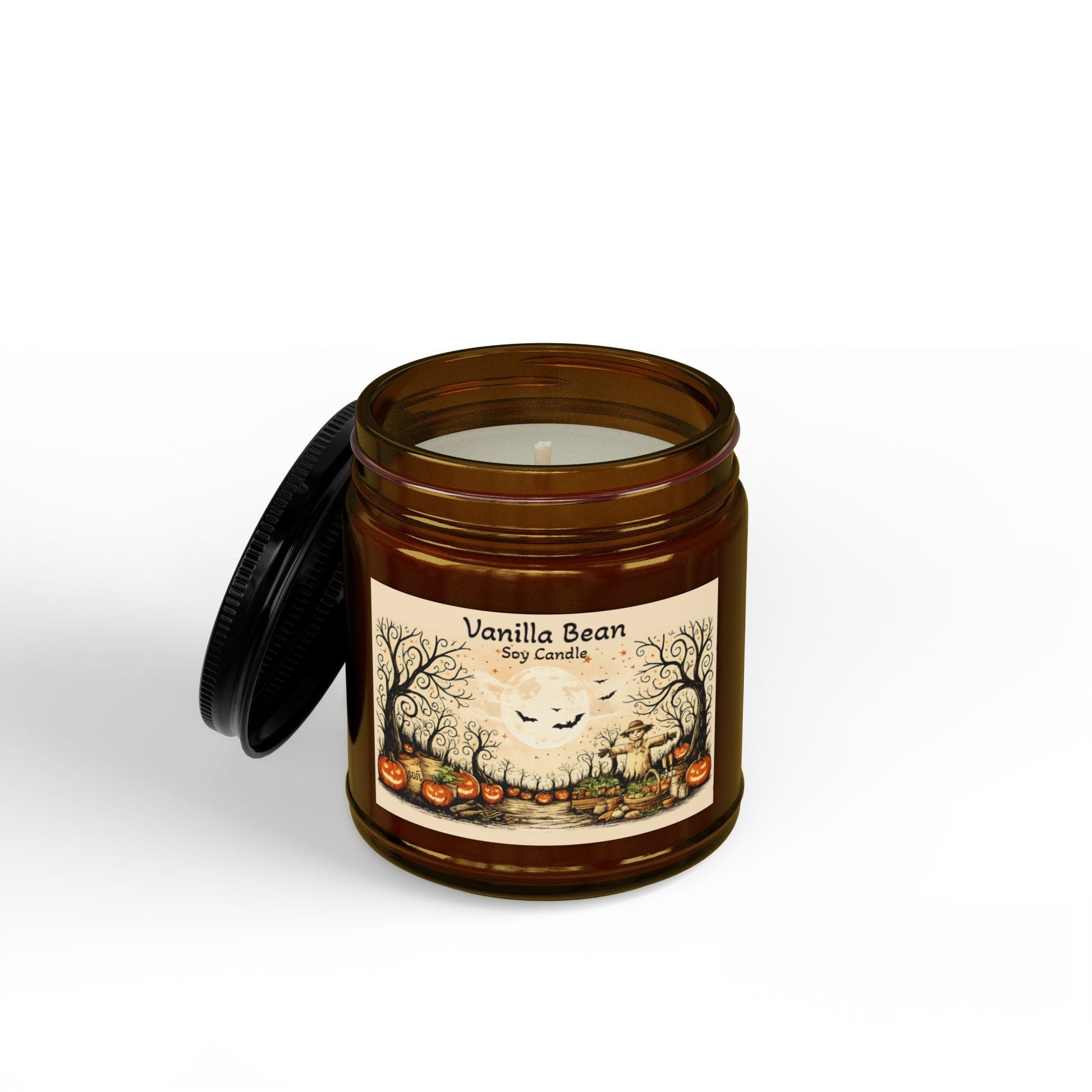 Halloween Vanilla Bean Soy Candle - SJM Print Store