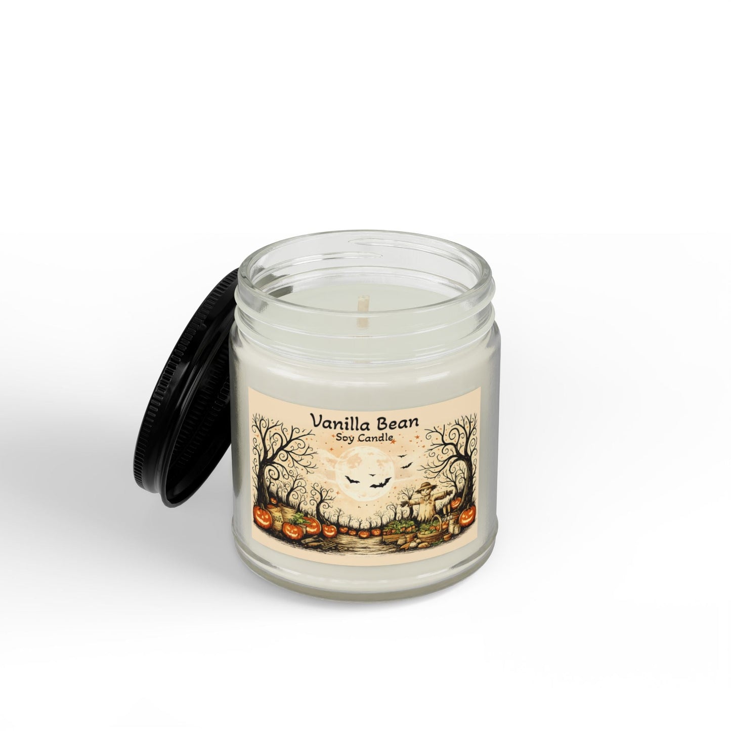 Halloween Vanilla Bean Soy Candle - SJM Print Store