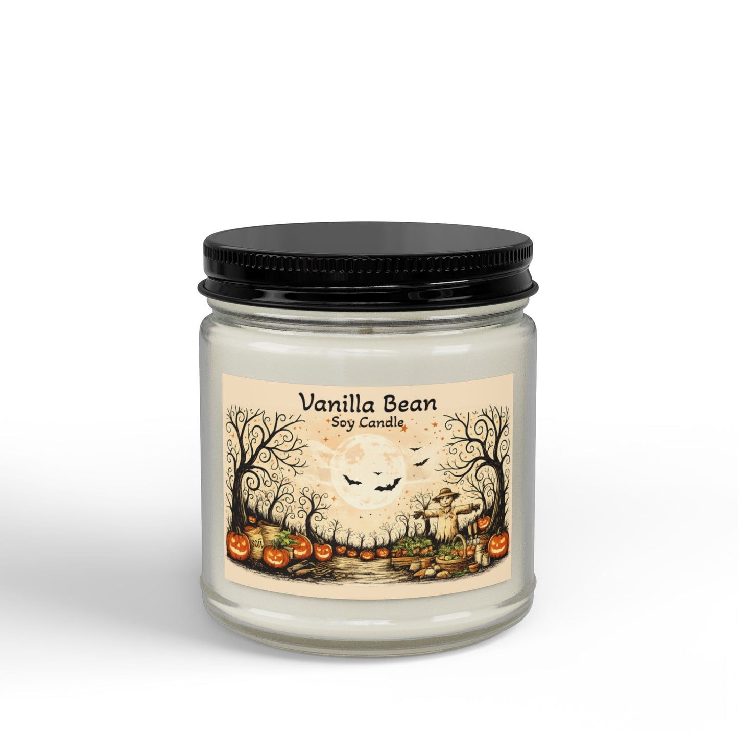 Halloween Vanilla Bean Soy Candle - SJM Print Store
