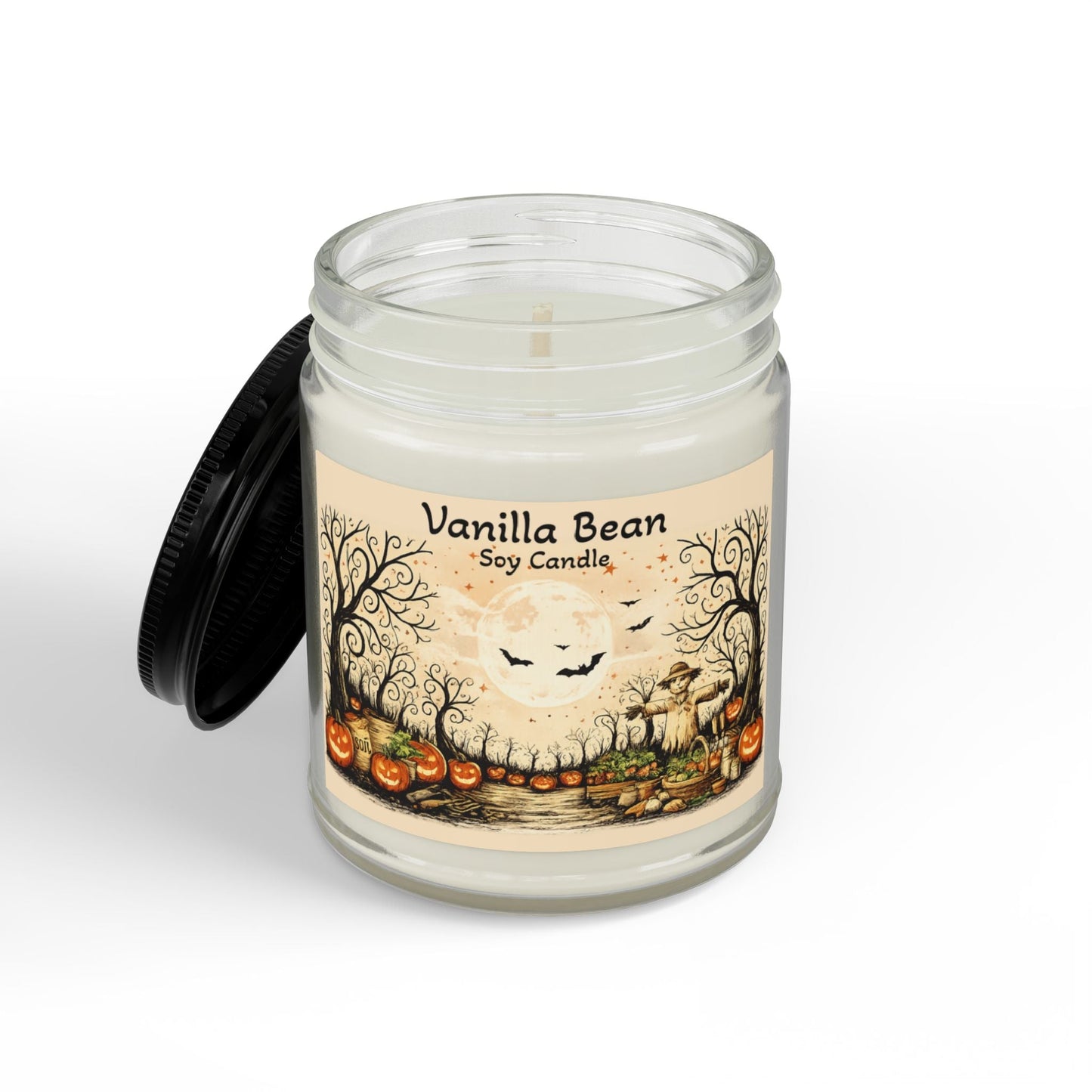 Halloween Vanilla Bean Soy Candle - SJM Print Store