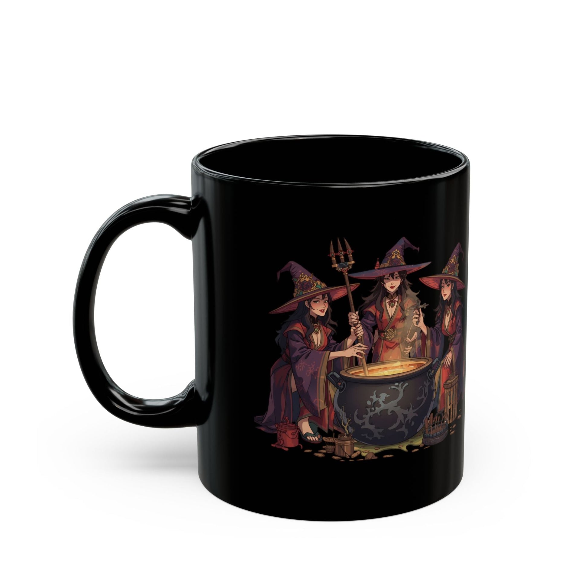 Halloween Witch Mug - Spooky Coffee Cup for Witches, Gift for Halloween, Witchcraft Accessories, Cute Mug for Her, 11oz & 15oz Sizes - SJM Print Store