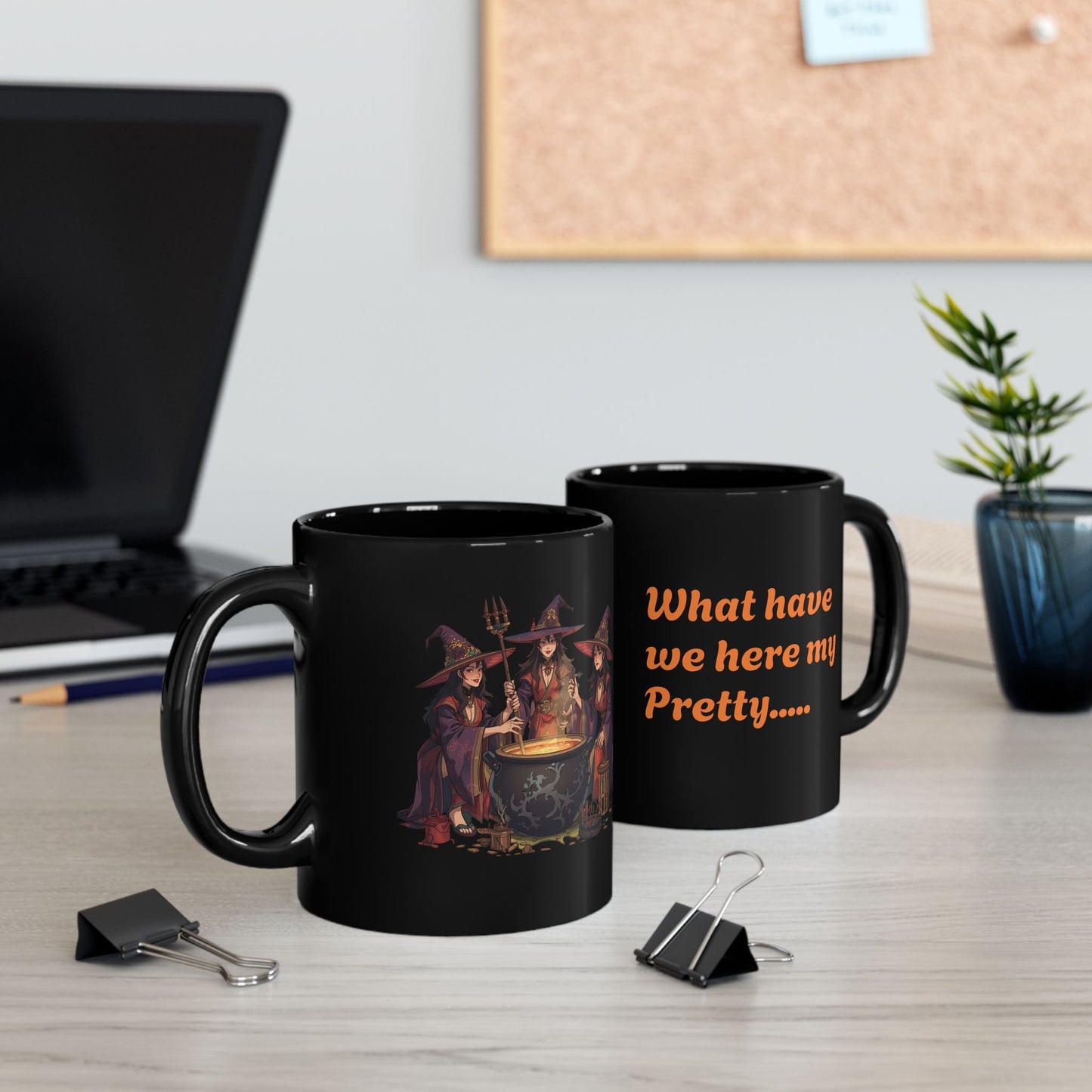 Halloween Witch Mug - Spooky Coffee Cup for Witches, Gift for Halloween, Witchcraft Accessories, Cute Mug for Her, 11oz & 15oz Sizes - SJM Print Store