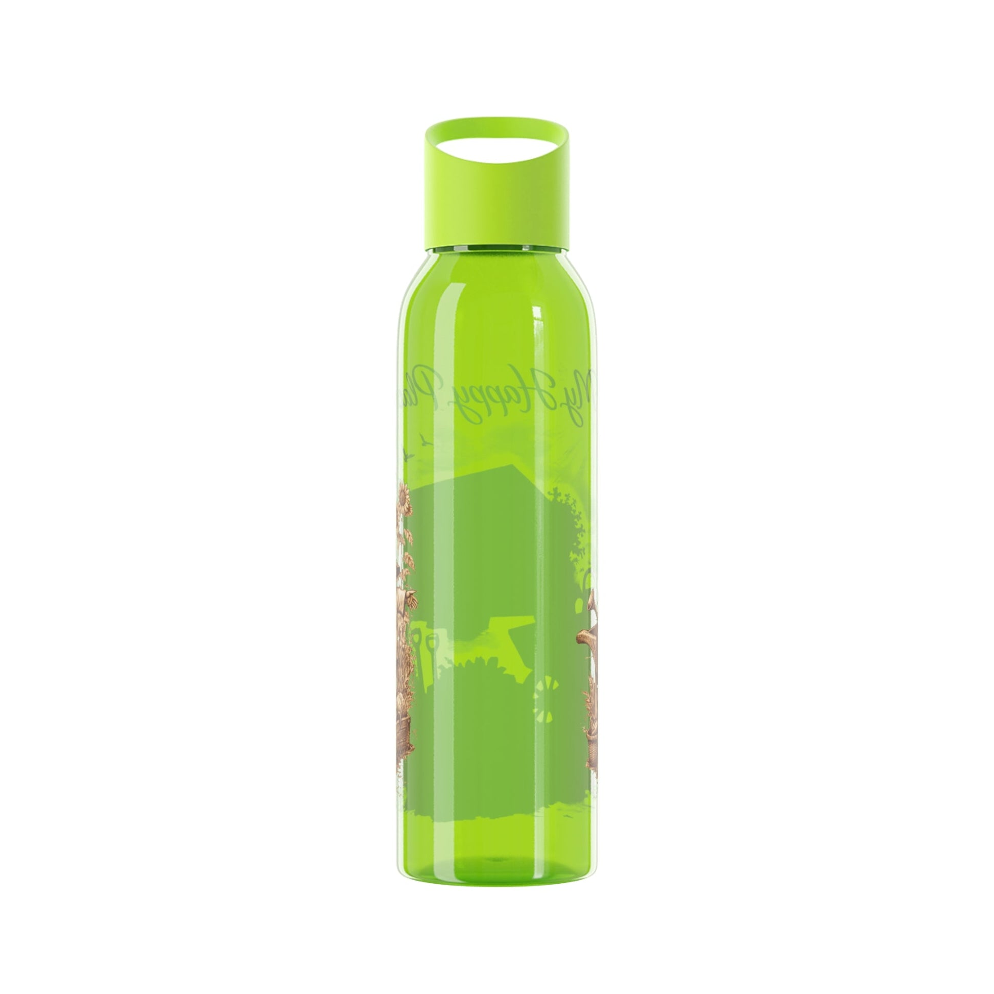 Happy Place Water Bottle for Gardeners and Allotment Lovers - SJM Print Store