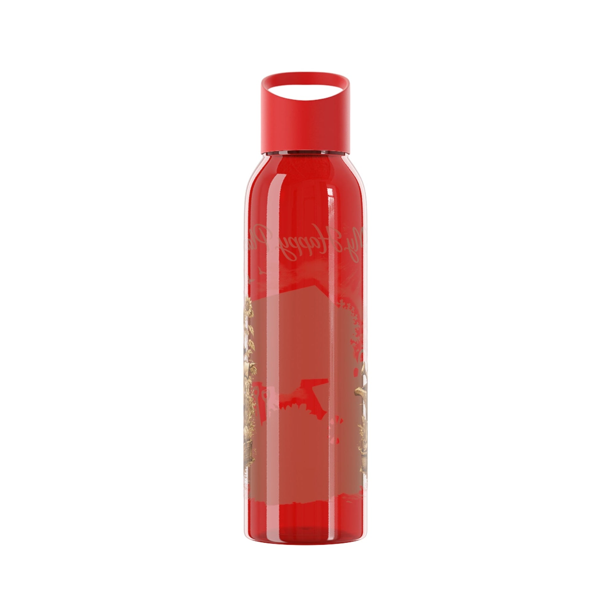 Happy Place Water Bottle for Gardeners and Allotment Lovers - SJM Print Store