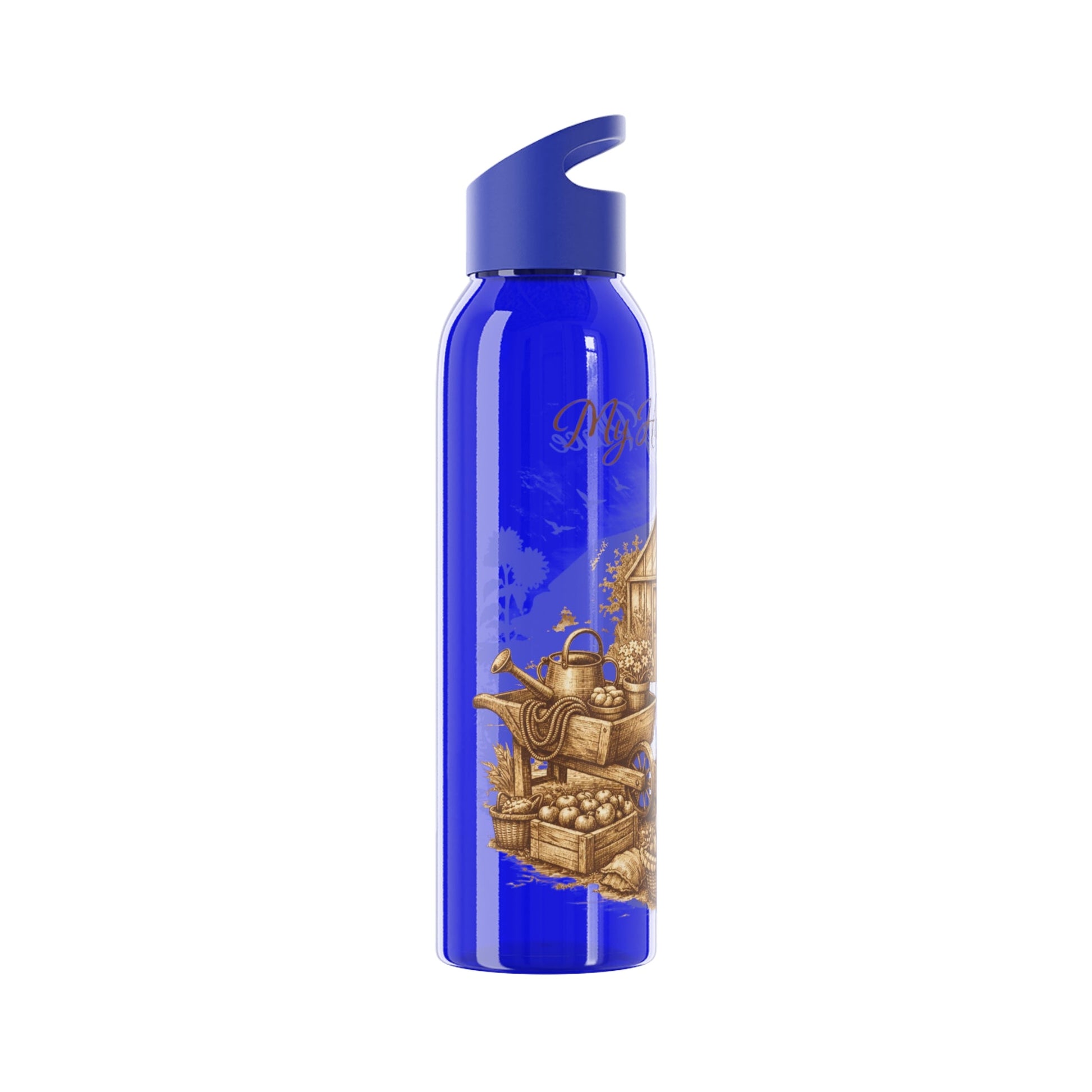Happy Place Water Bottle for Gardeners and Allotment Lovers - SJM Print Store