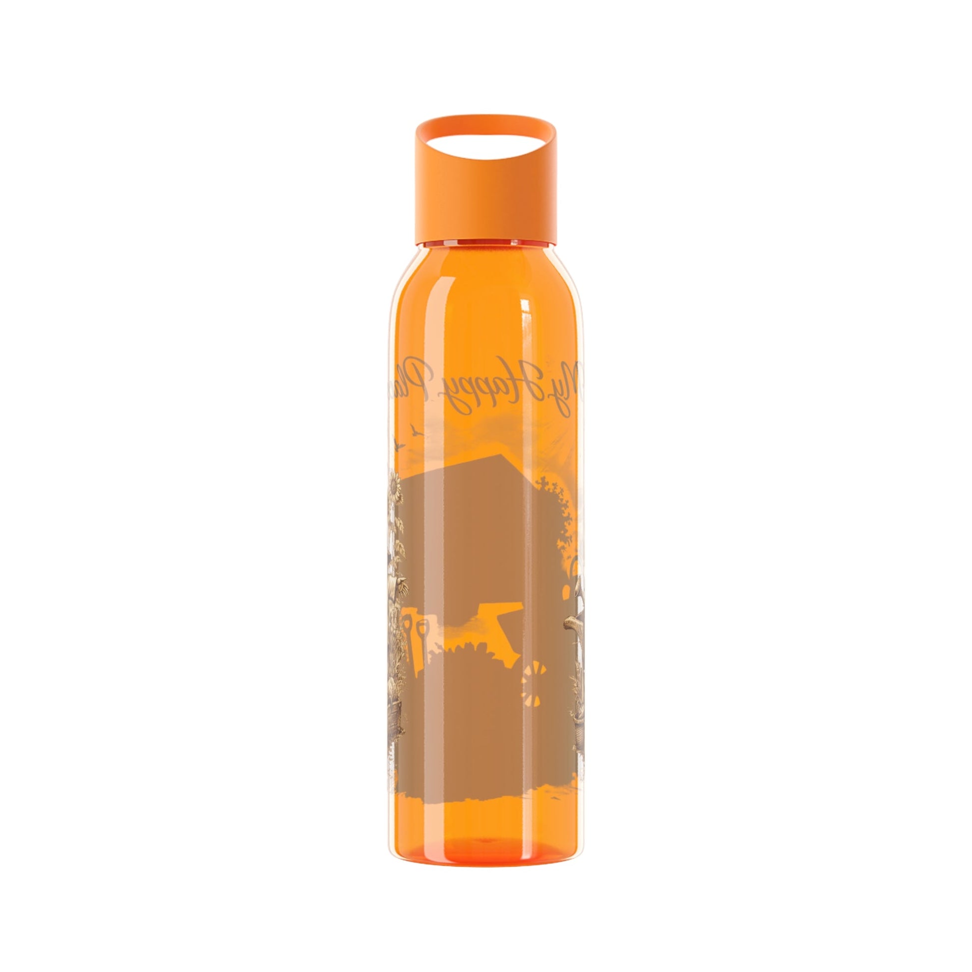 Happy Place Water Bottle for Gardeners and Allotment Lovers - SJM Print Store