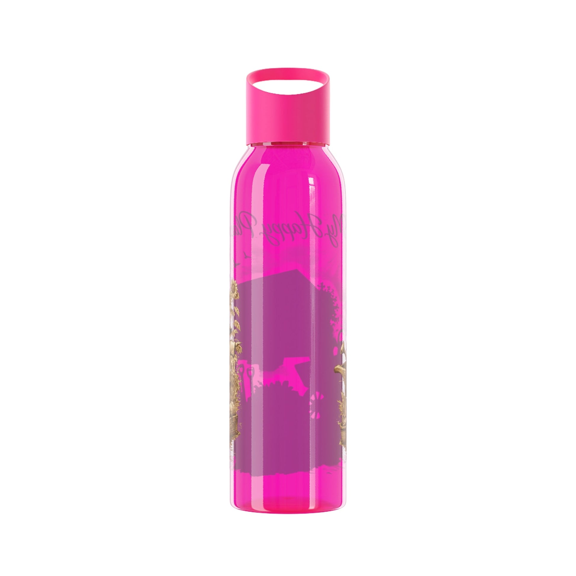 Happy Place Water Bottle for Gardeners and Allotment Lovers - SJM Print Store