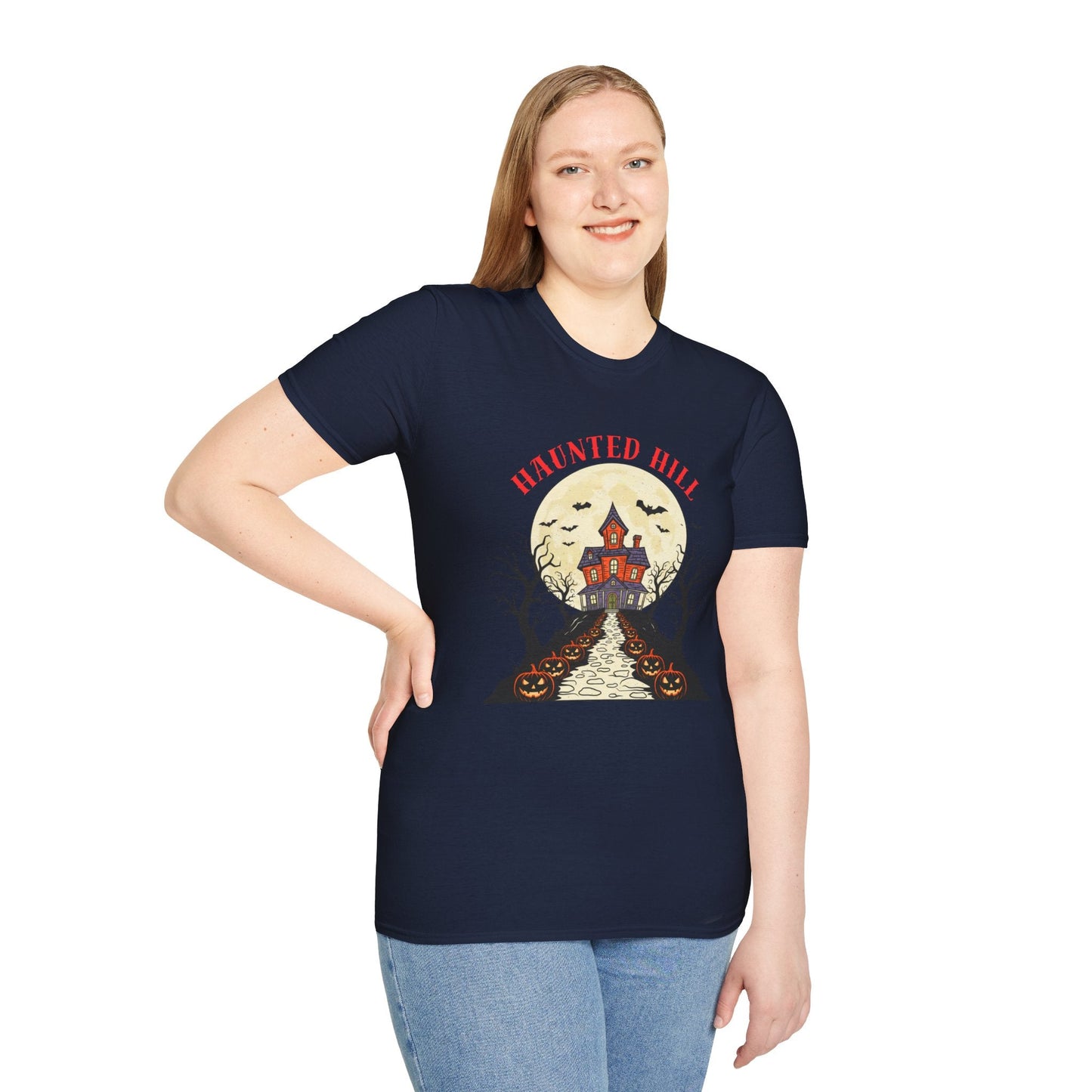 Haunted Hill Halloween T-Shirt - SJM Print Store