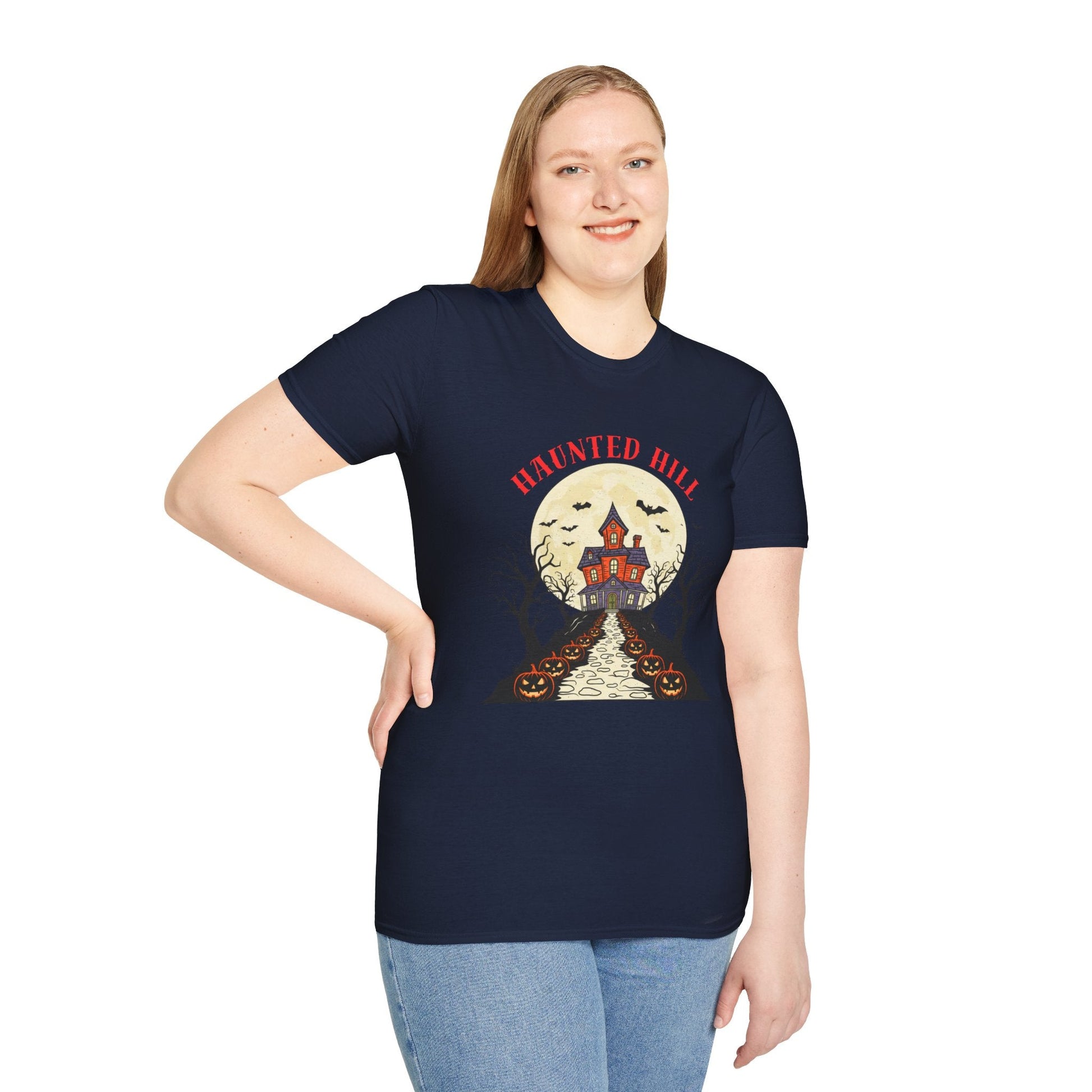 Haunted Hill Halloween T-Shirt - SJM Print Store