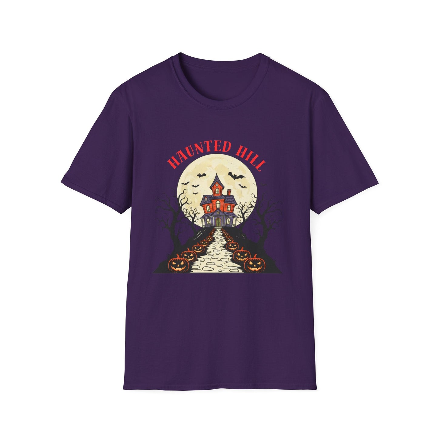 Haunted Hill Halloween T-Shirt - SJM Print Store