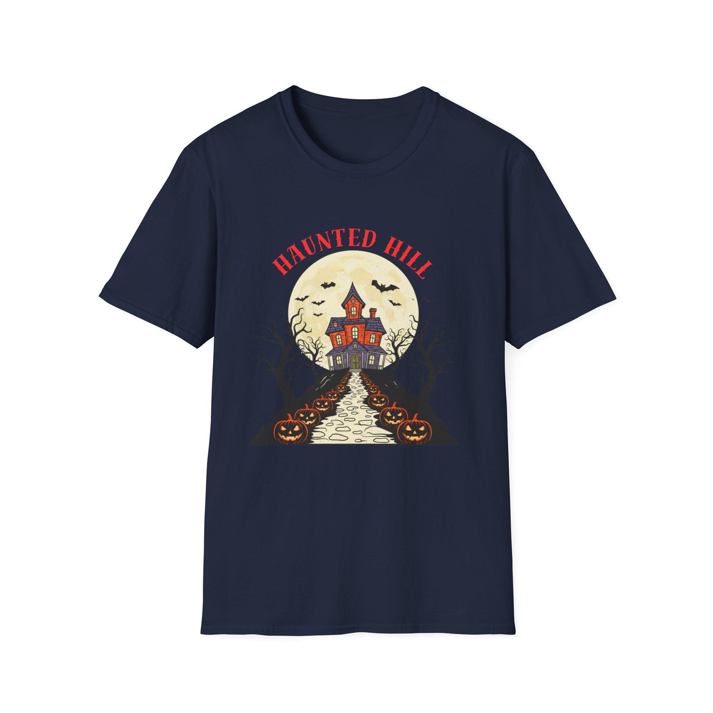 Haunted Hill Halloween T-Shirt - SJM Print Store