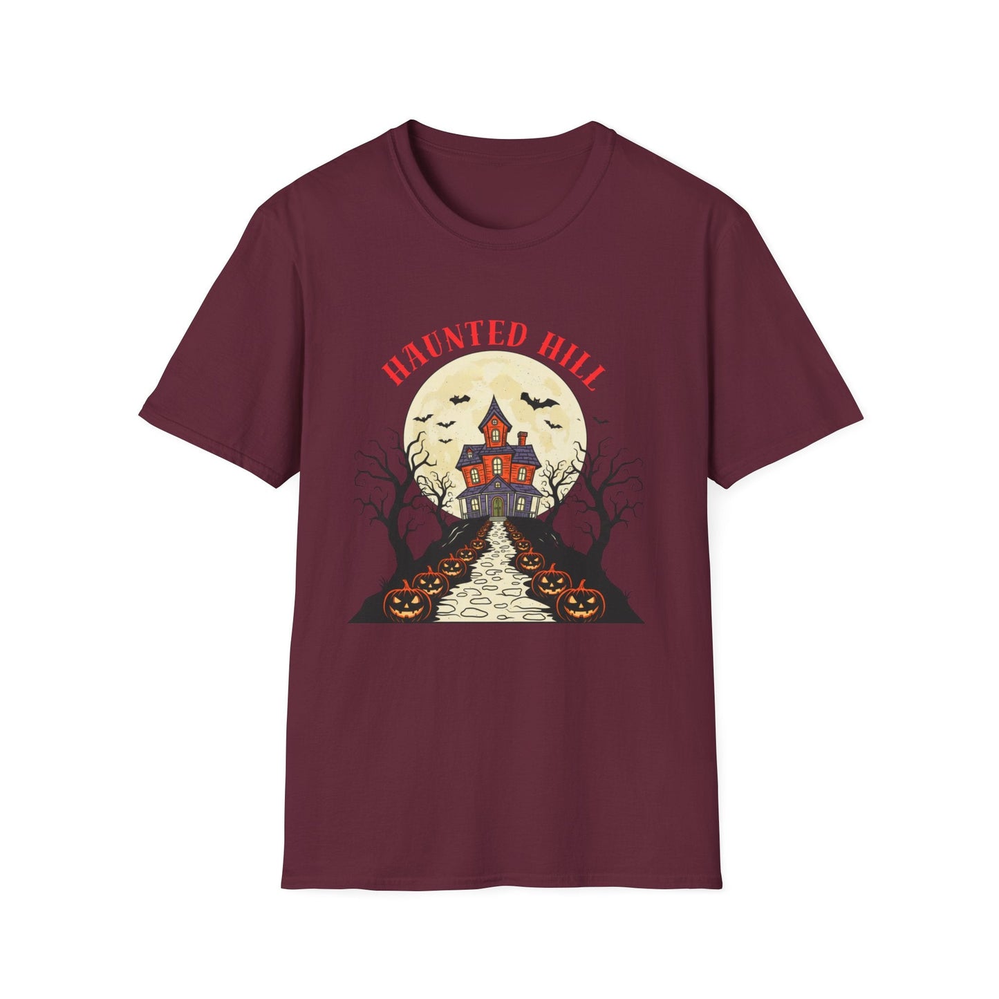 Haunted Hill Halloween T-Shirt - SJM Print Store