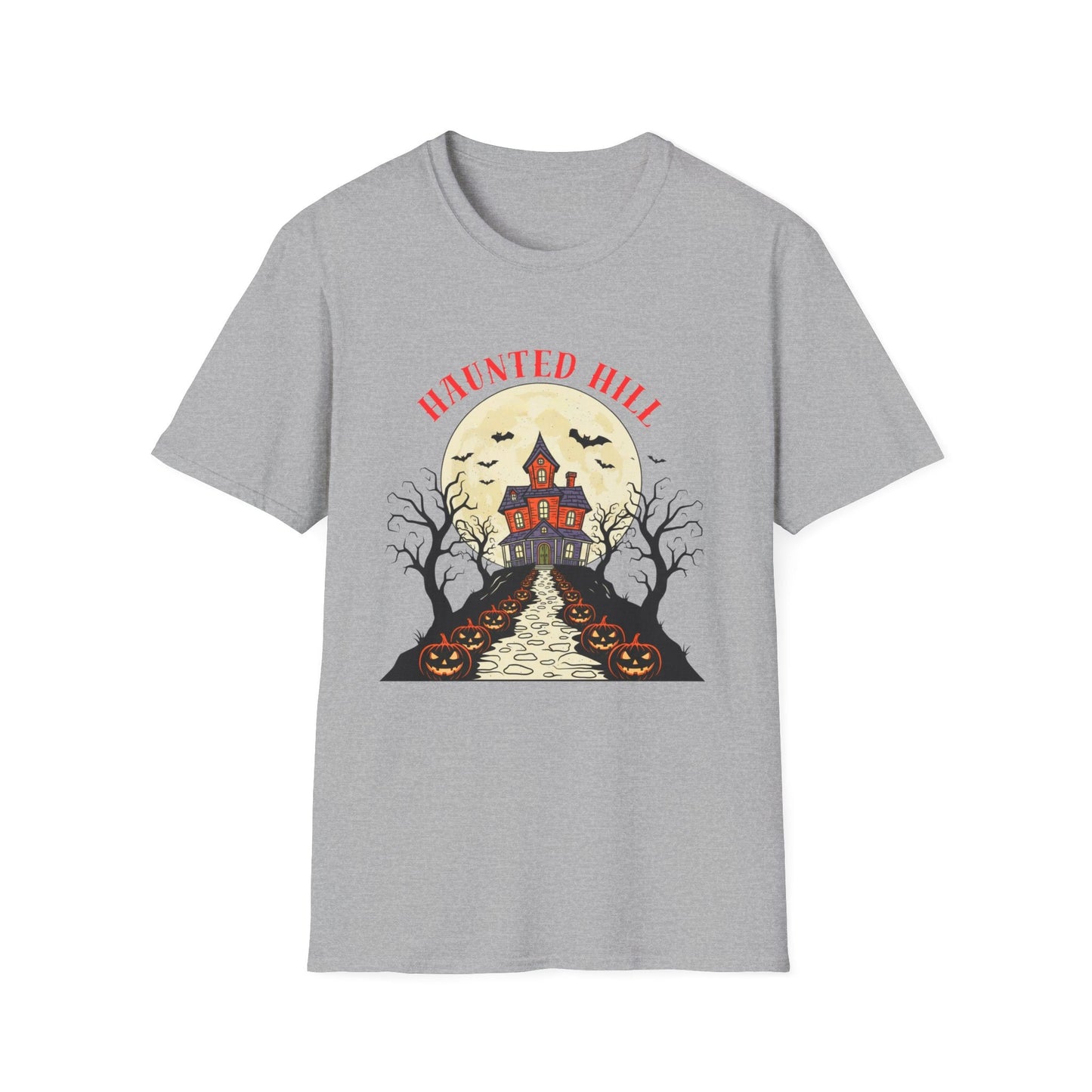 Haunted Hill Halloween T-Shirt - SJM Print Store