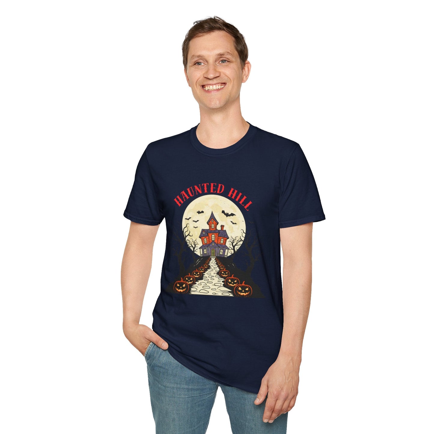 Haunted Hill Halloween T-Shirt - SJM Print Store