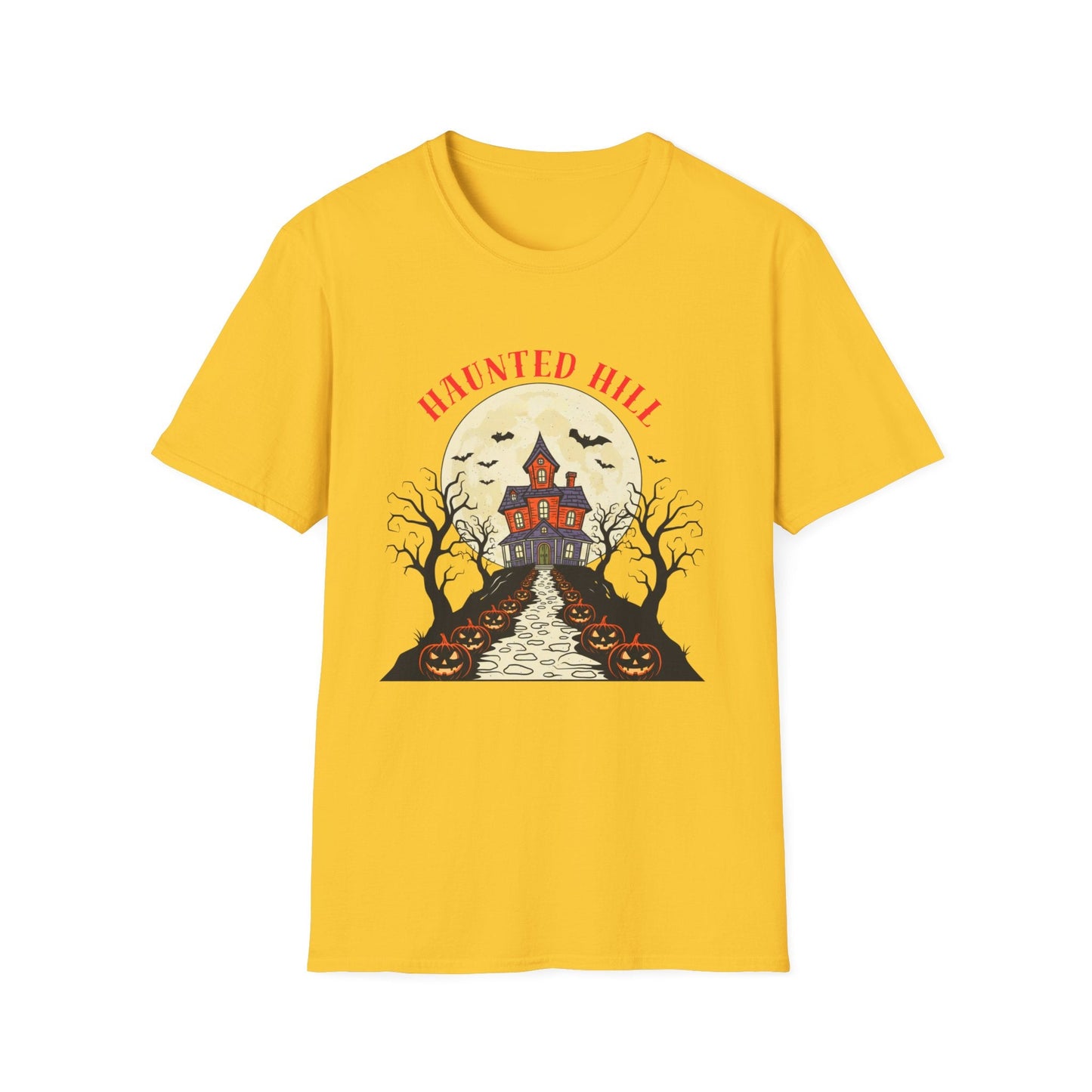 Haunted Hill Halloween T-Shirt - SJM Print Store