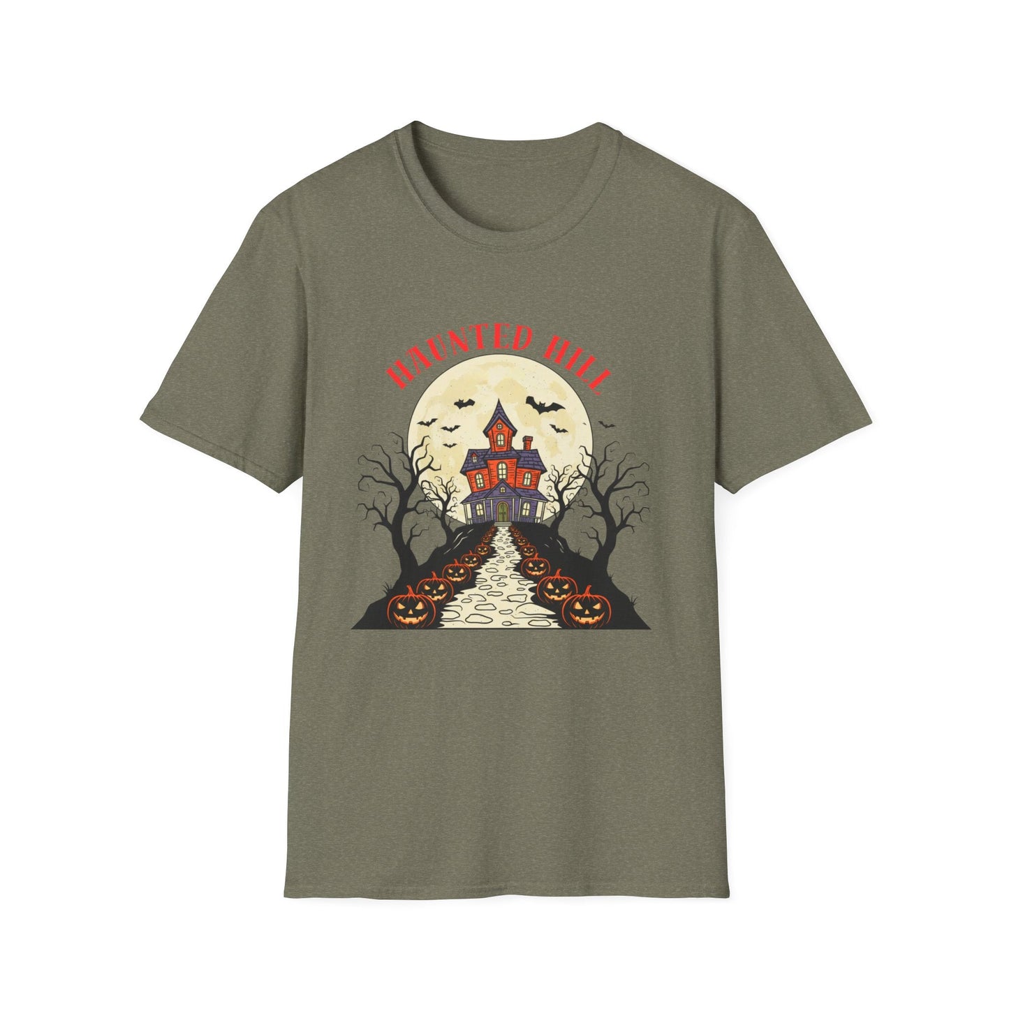 Haunted Hill Halloween T-Shirt - SJM Print Store