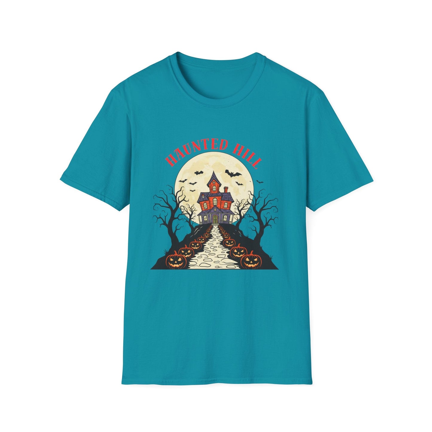 Haunted Hill Halloween T-Shirt - SJM Print Store