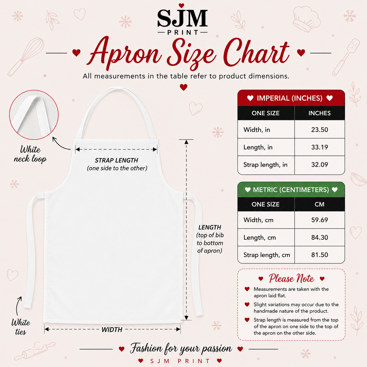Head Elf in Charge of the Kitchen Christmas Apron - SJM Print Store