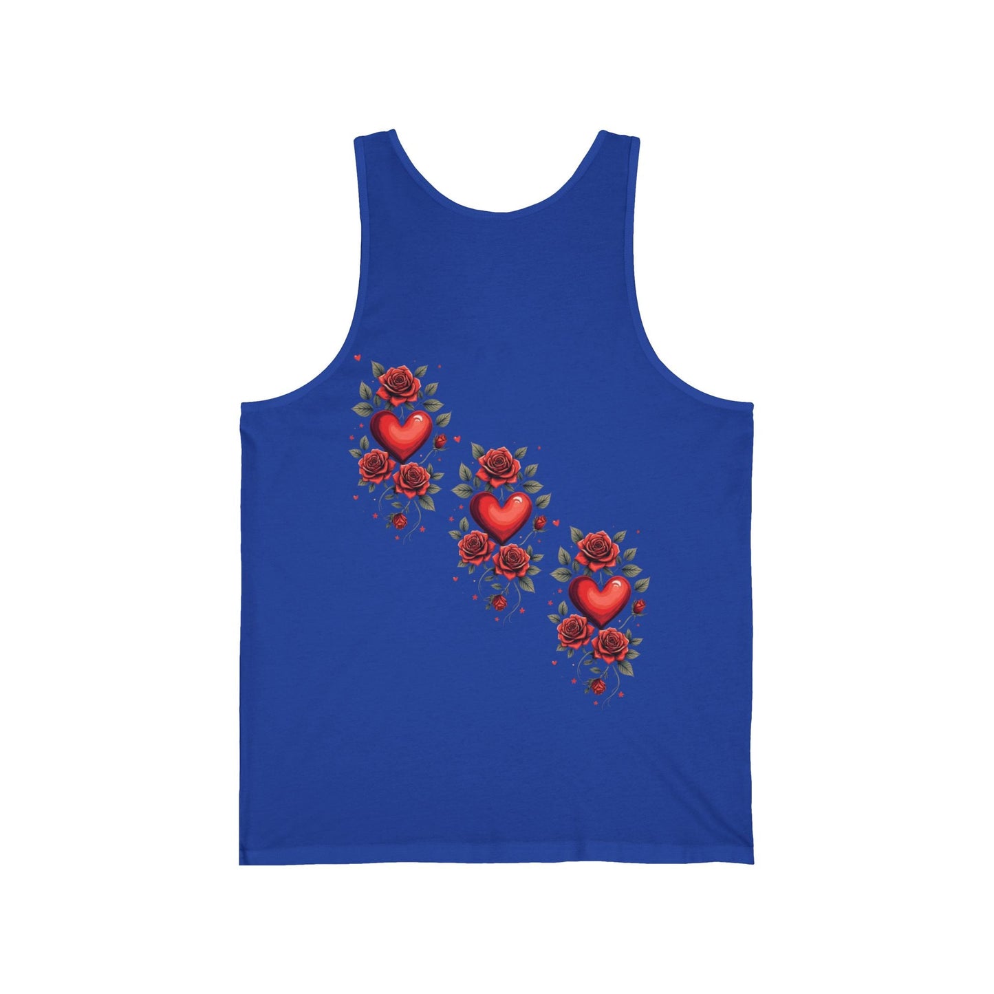 Hearts & Roses Double - Sided Print Tank Top - SJM Print Store