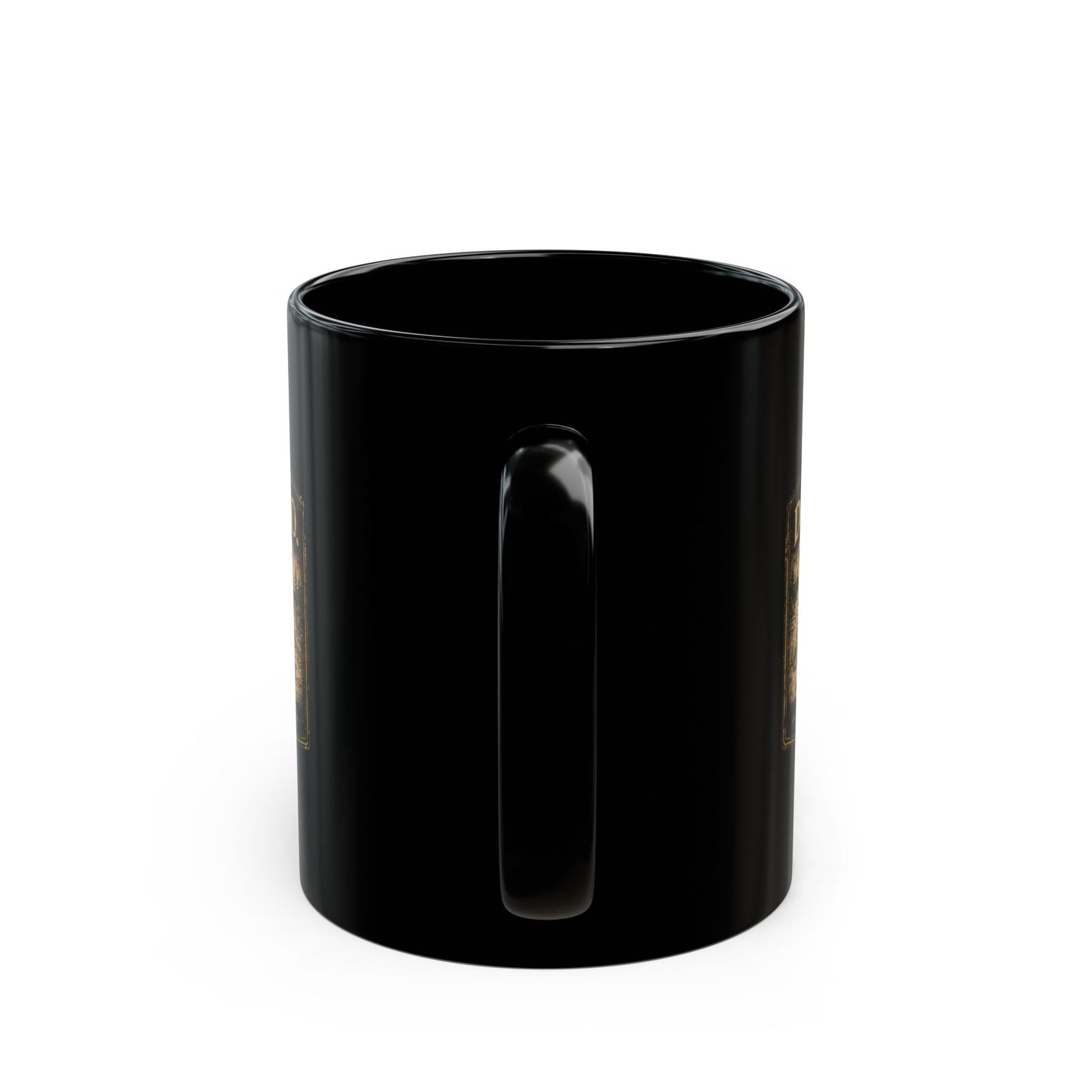 Heritage Lure Collection Black Ceramic Mug - SJM Print Store